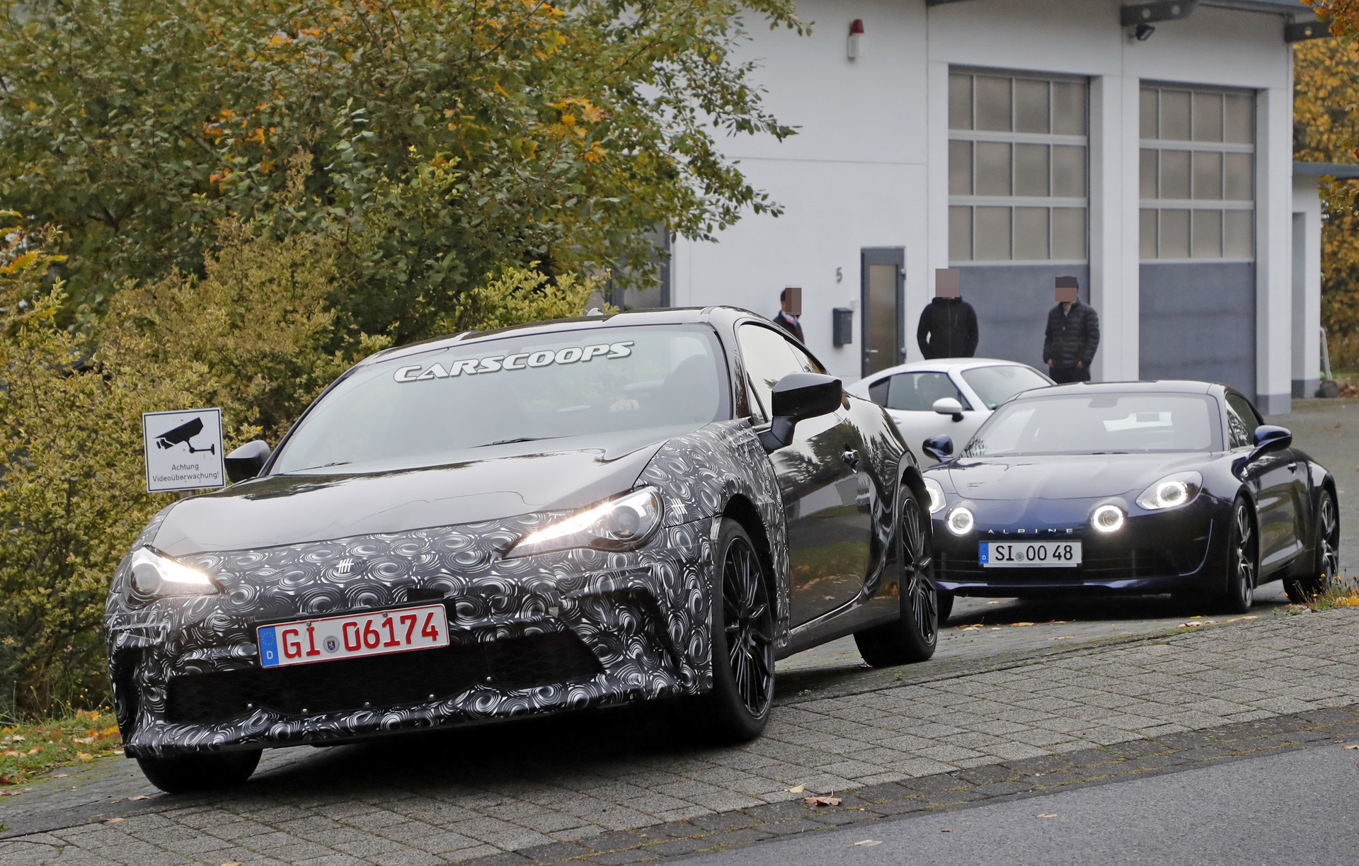 Subaru Caught Testing Mystery BRZ Against Alpine A110 And Mazda MX-5