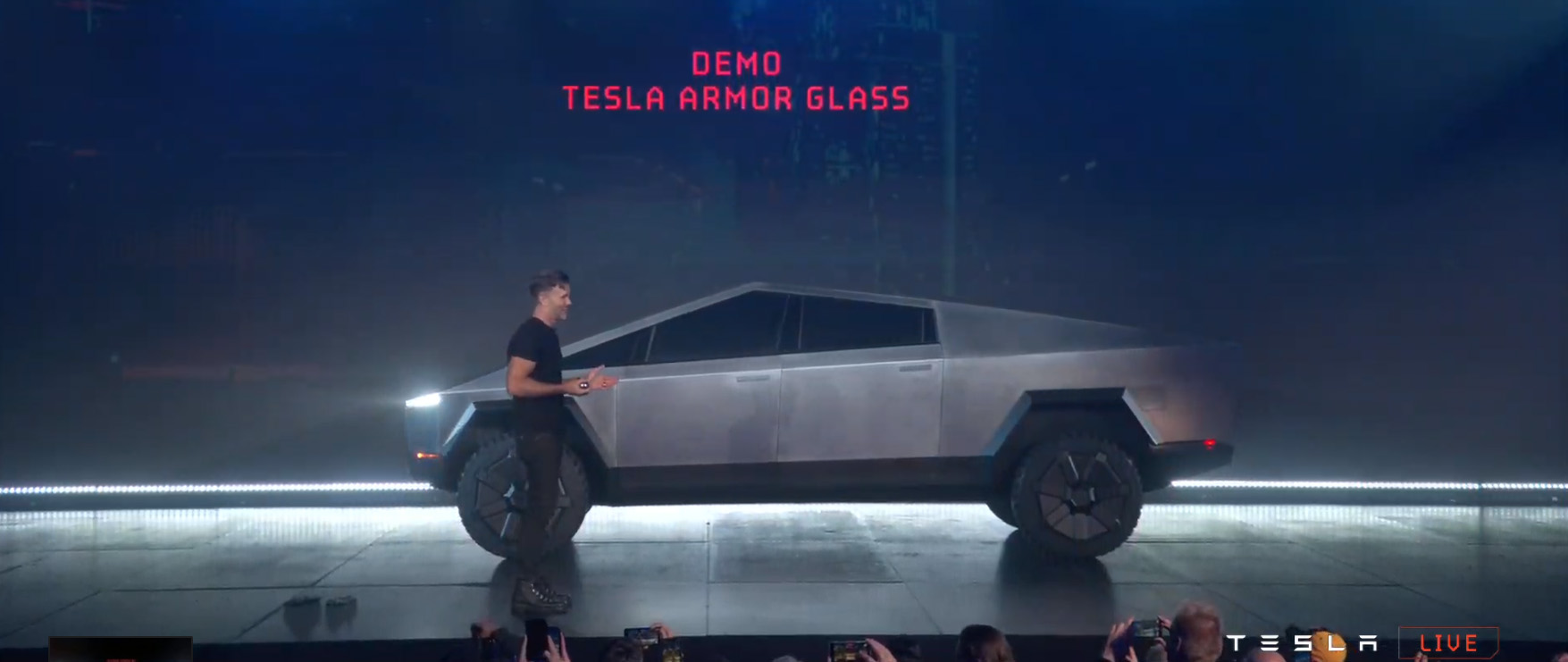 Elon Musk’s “Oh My F***ing God” Moment When Cybertruck’s Shatterproof Windows Shatter