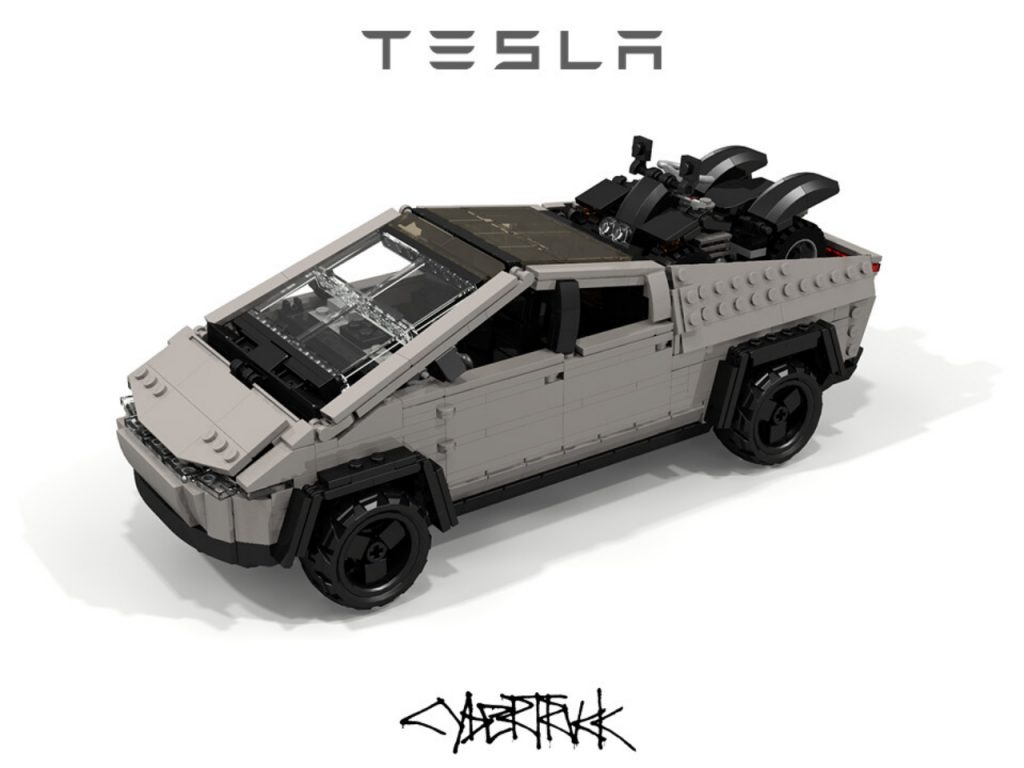 Trampe Socialisme klog Tesla Cybertruck Looks So Easy To Build With LEGO Bricks | Carscoops