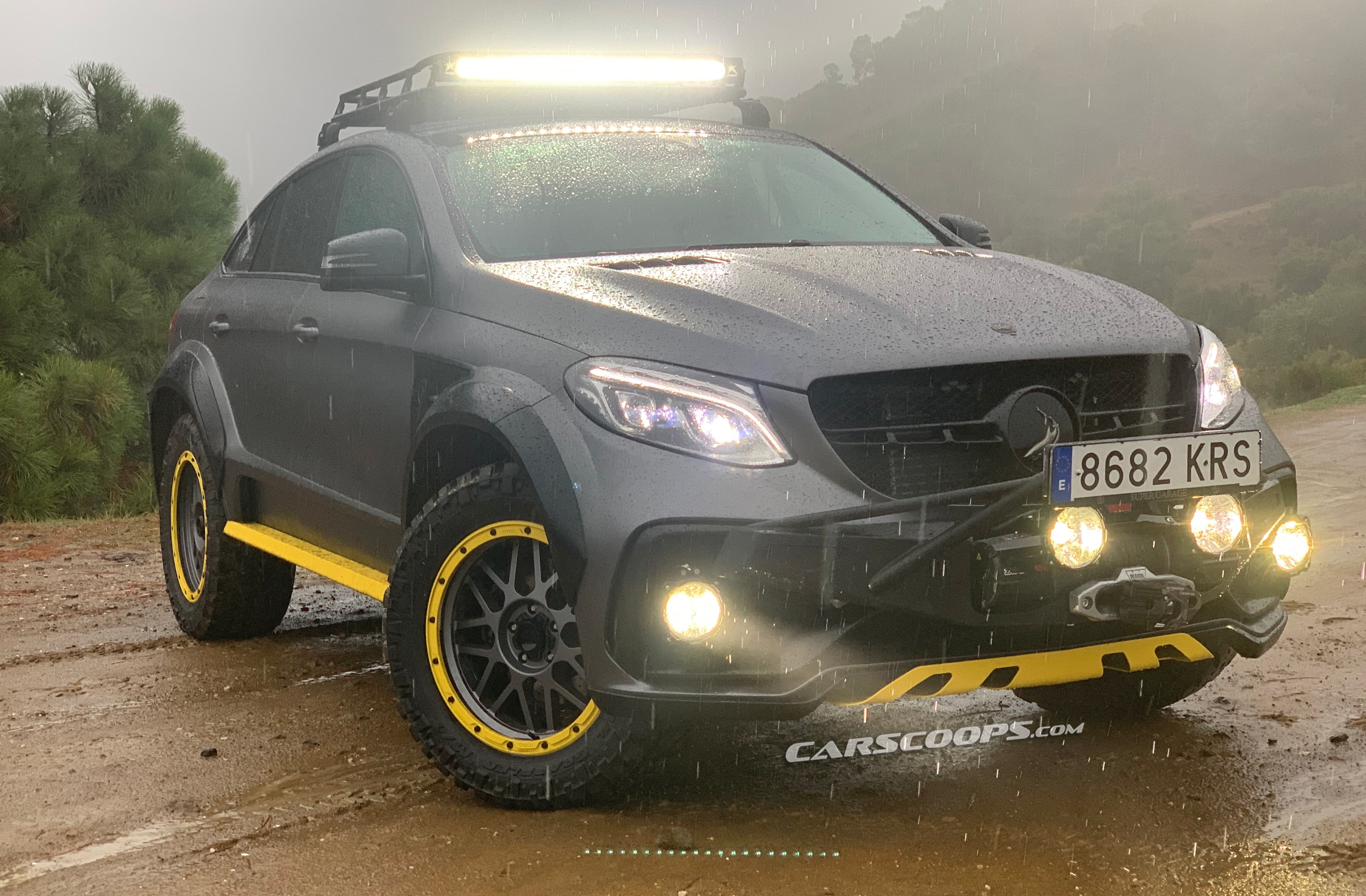 Custom Mercedes GLE Safari Is Locked, Loaded And Ready To Tackle T. Rexes And Zombies