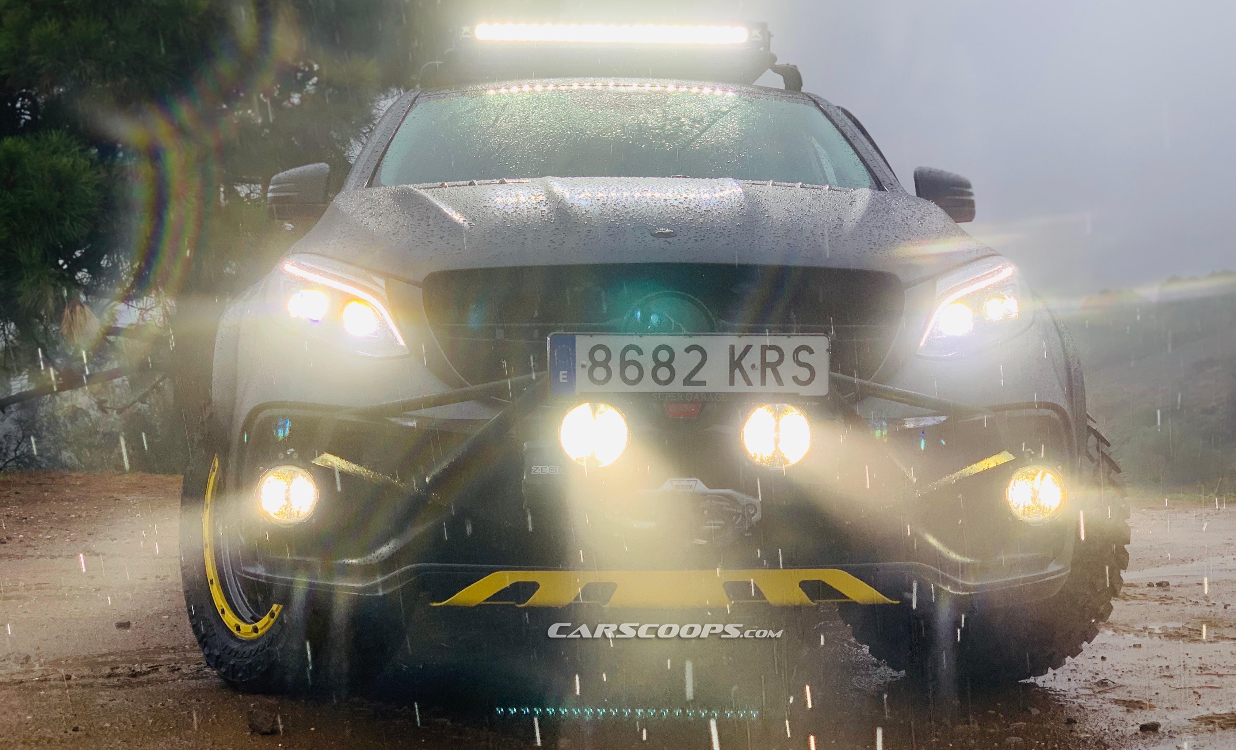 Custom Mercedes GLE Safari Is Locked, Loaded And Ready To Tackle T. Rexes And Zombies