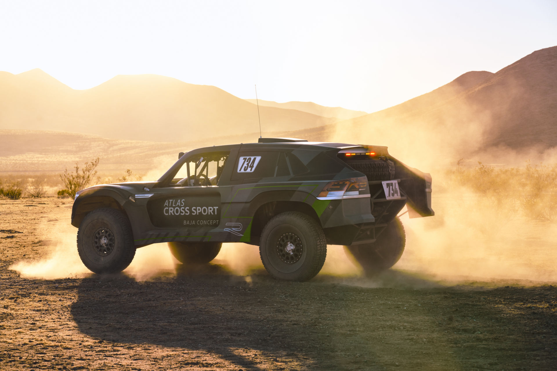 480 HP VW Atlas Cross Sport R Baja Race Truck Is Mad Max Material