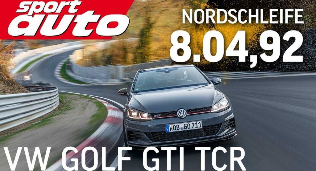  Watch The VW Golf GTI TCR Storm Around The ‘Ring In Just Over 8 Minutes