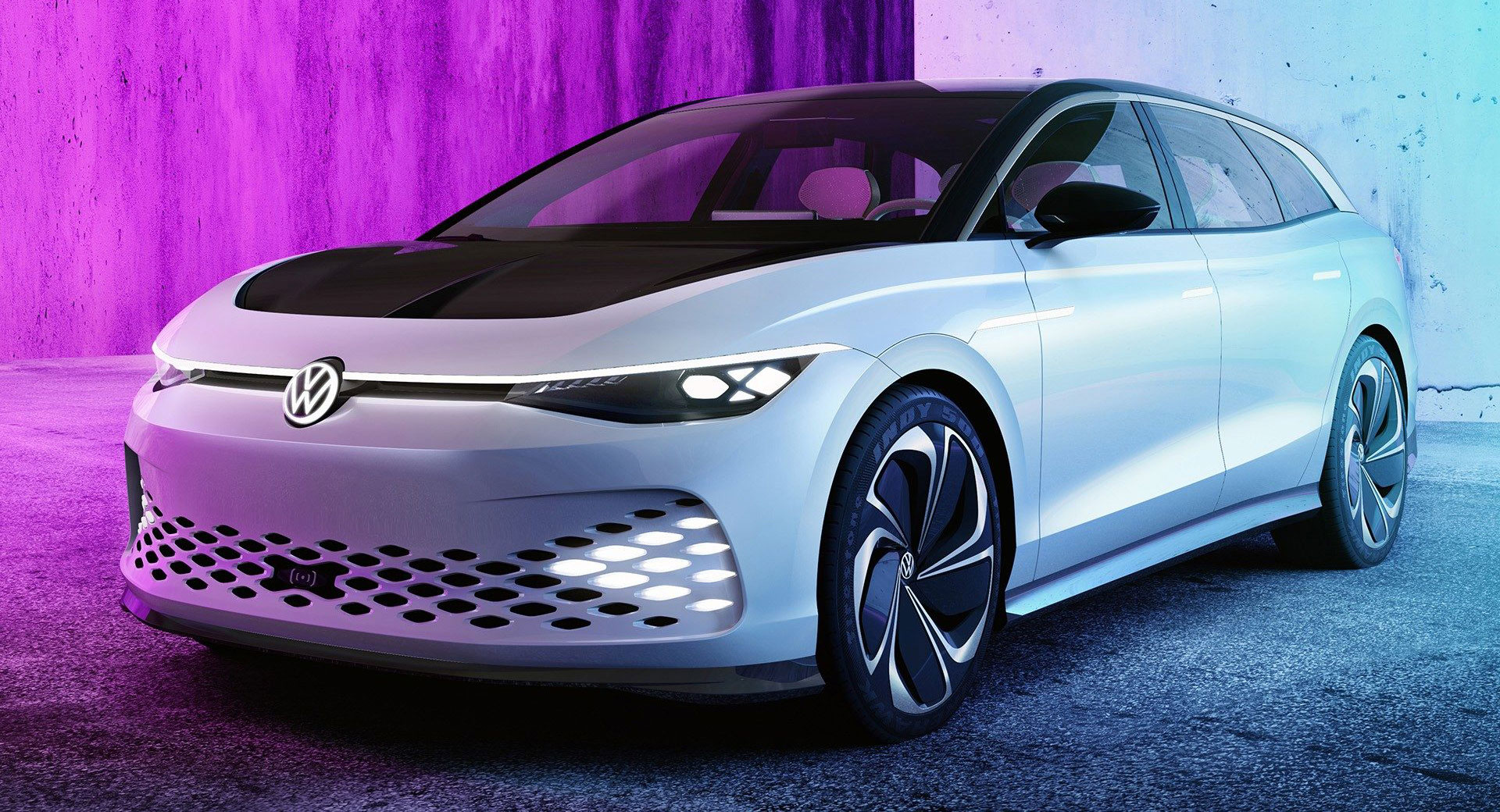 Vw Id Space Vizzion Concept Is An Electric Gt Estate Thats Heading