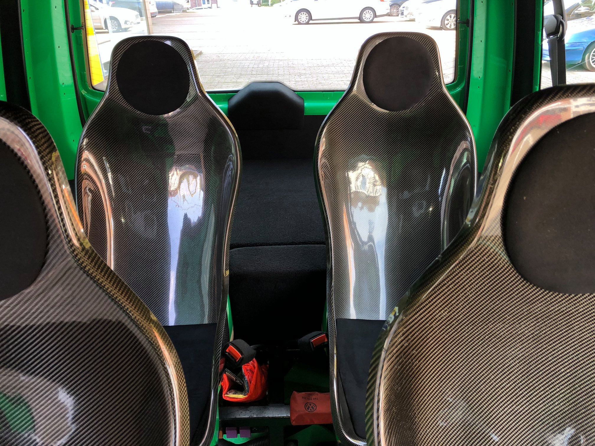 This Porsche 911 Turbo-Powered VW T5 Bus Has A Central Driving Position