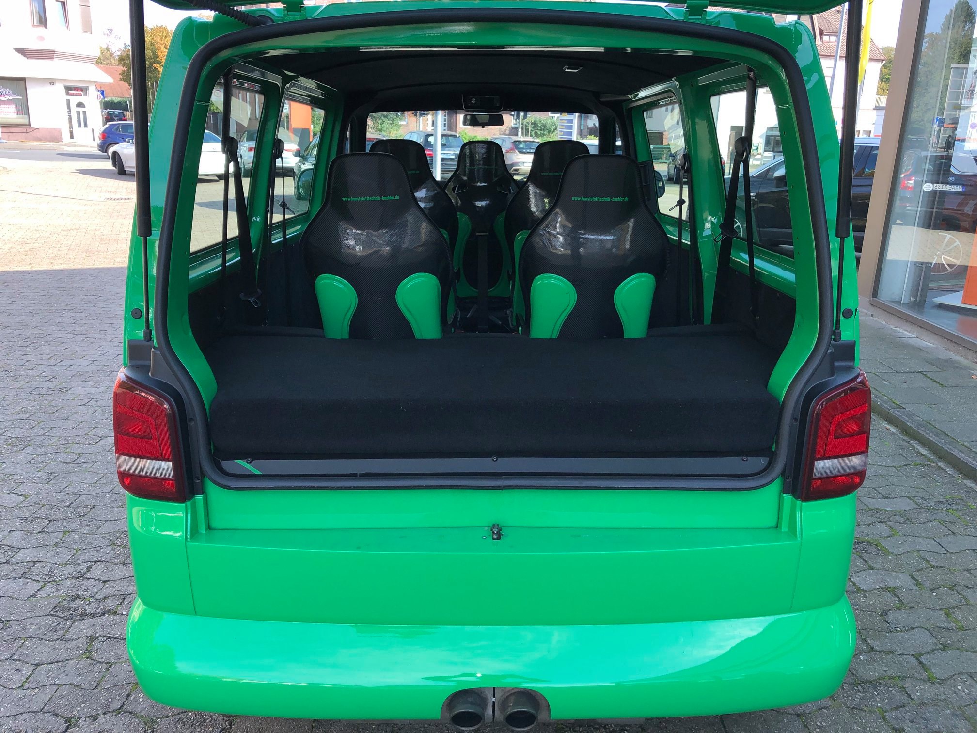 This Porsche 911 Turbo-Powered VW T5 Bus Has A Central Driving Position