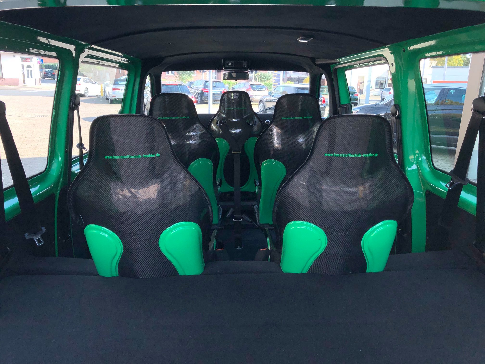 This Porsche 911 Turbo-Powered VW T5 Bus Has A Central Driving Position