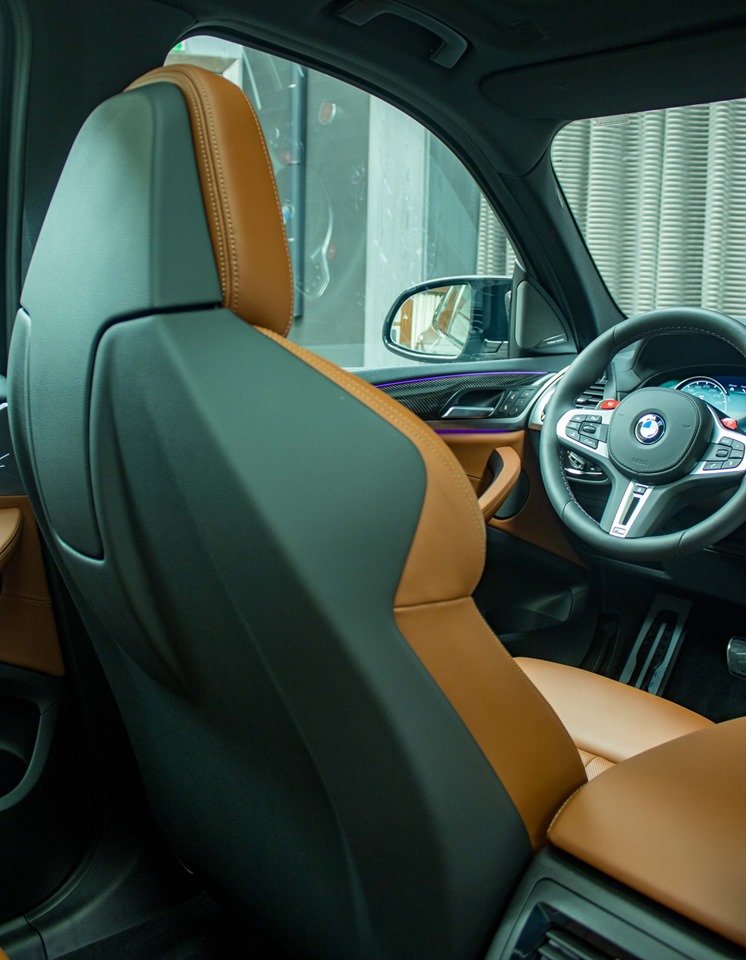 Donington Grey BMW X3 M Competition With Tartufo Interior Is An Elegant Combo