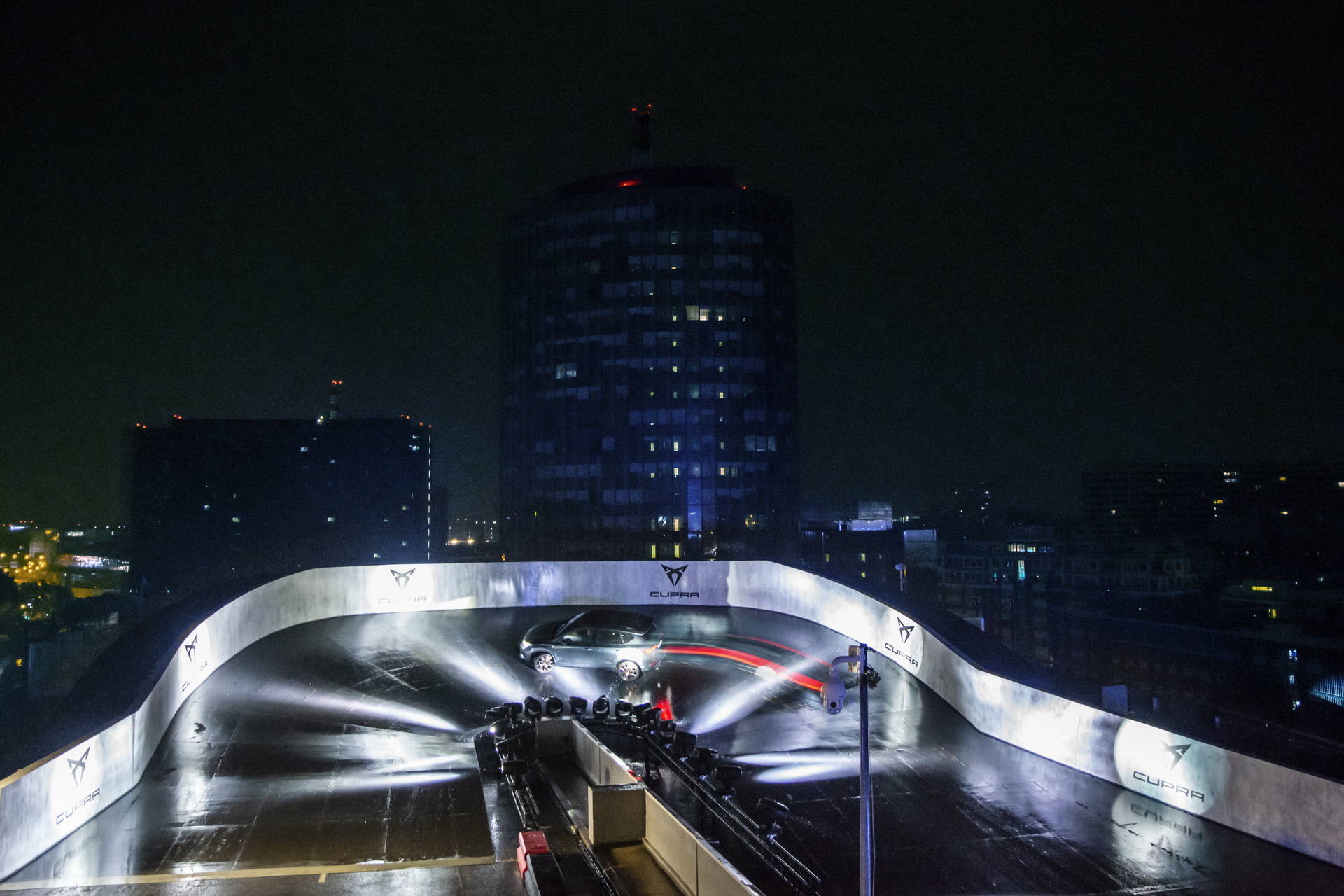 296 HP Cupra Ateca Tackles Rooftop Race Track In Paris