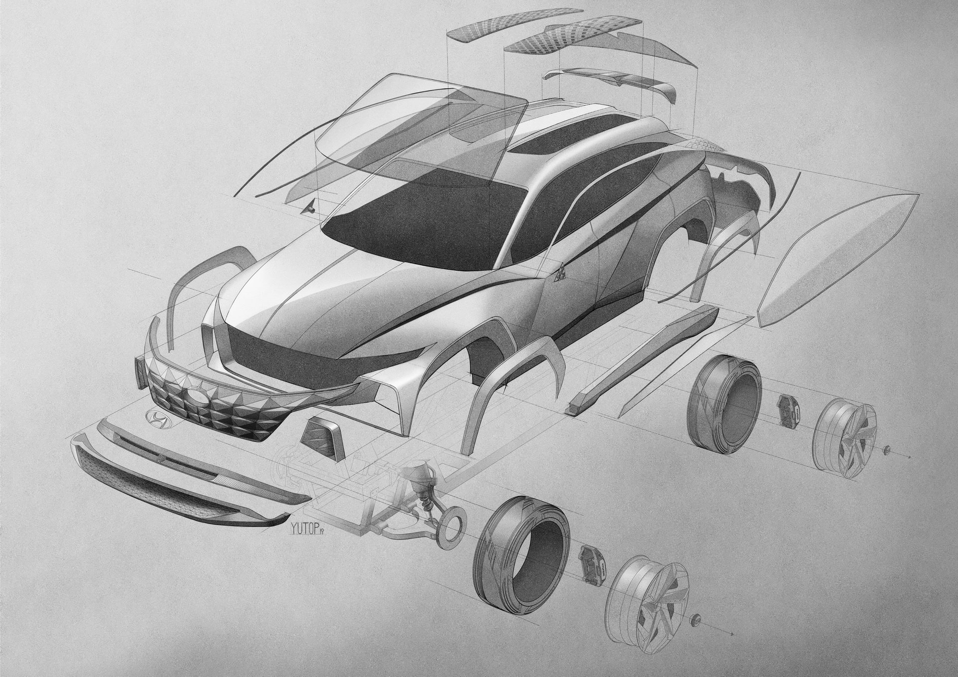 Hyundai Vision T Concept Is What We’d Really Like The 2021 Tucson To Look Like