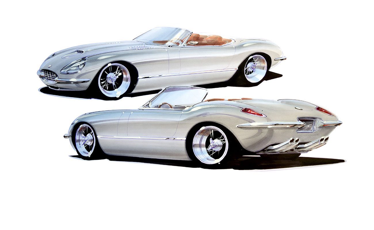 Blasphemy Or Masterpiece? Chip Foose’s Jaguar E-Type Roadster Restomod