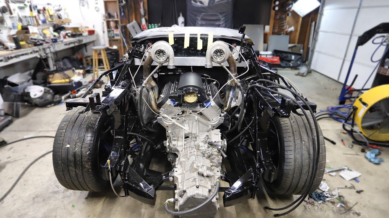 These Guys Resurrected A Destroyed Lambo Huracan With A GM LS V8 And A Manual ‘Box