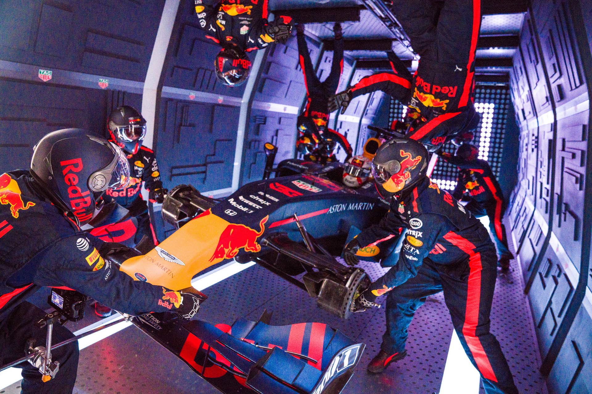 Red Bull Racing Got Bored, So They Performed A Zero Gravity Pit Stop