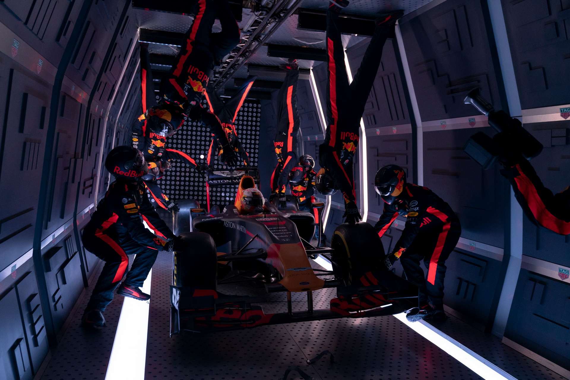 Red Bull Racing Got Bored, So They Performed A Zero Gravity Pit Stop