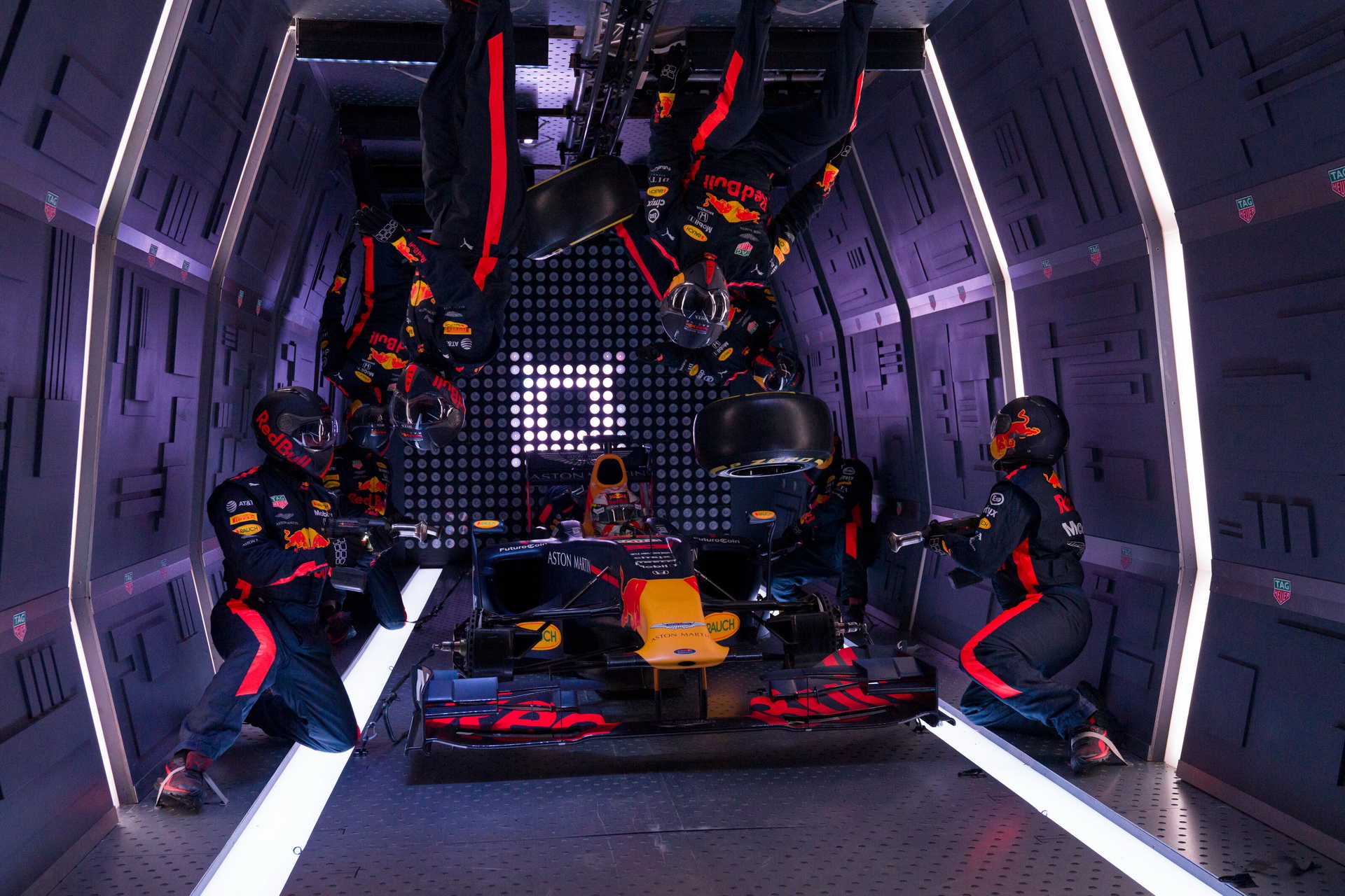 Red Bull Racing Got Bored, So They Performed A Zero Gravity Pit Stop