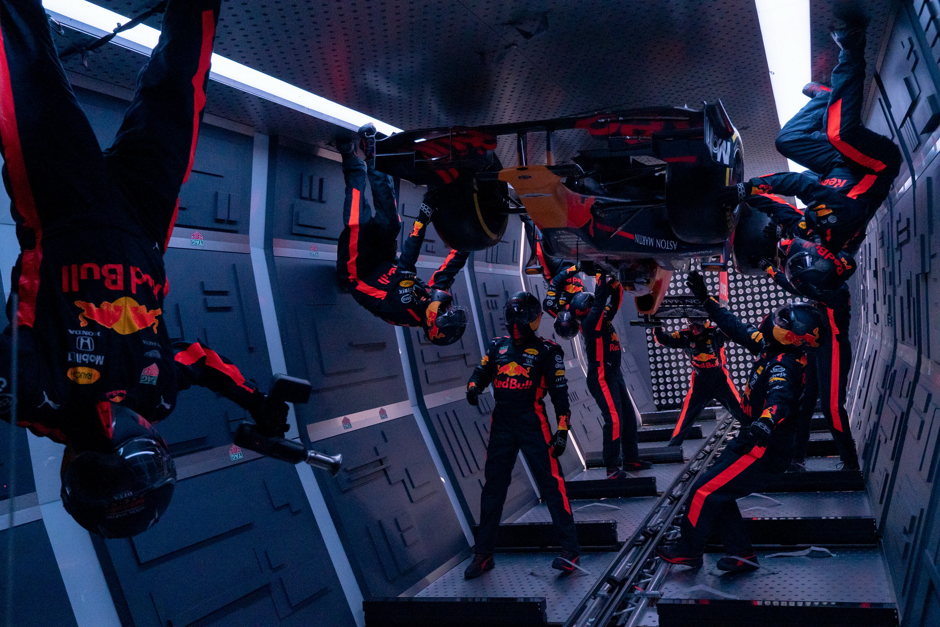 Red Bull Racing Got Bored, So They Performed A Zero Gravity Pit Stop
