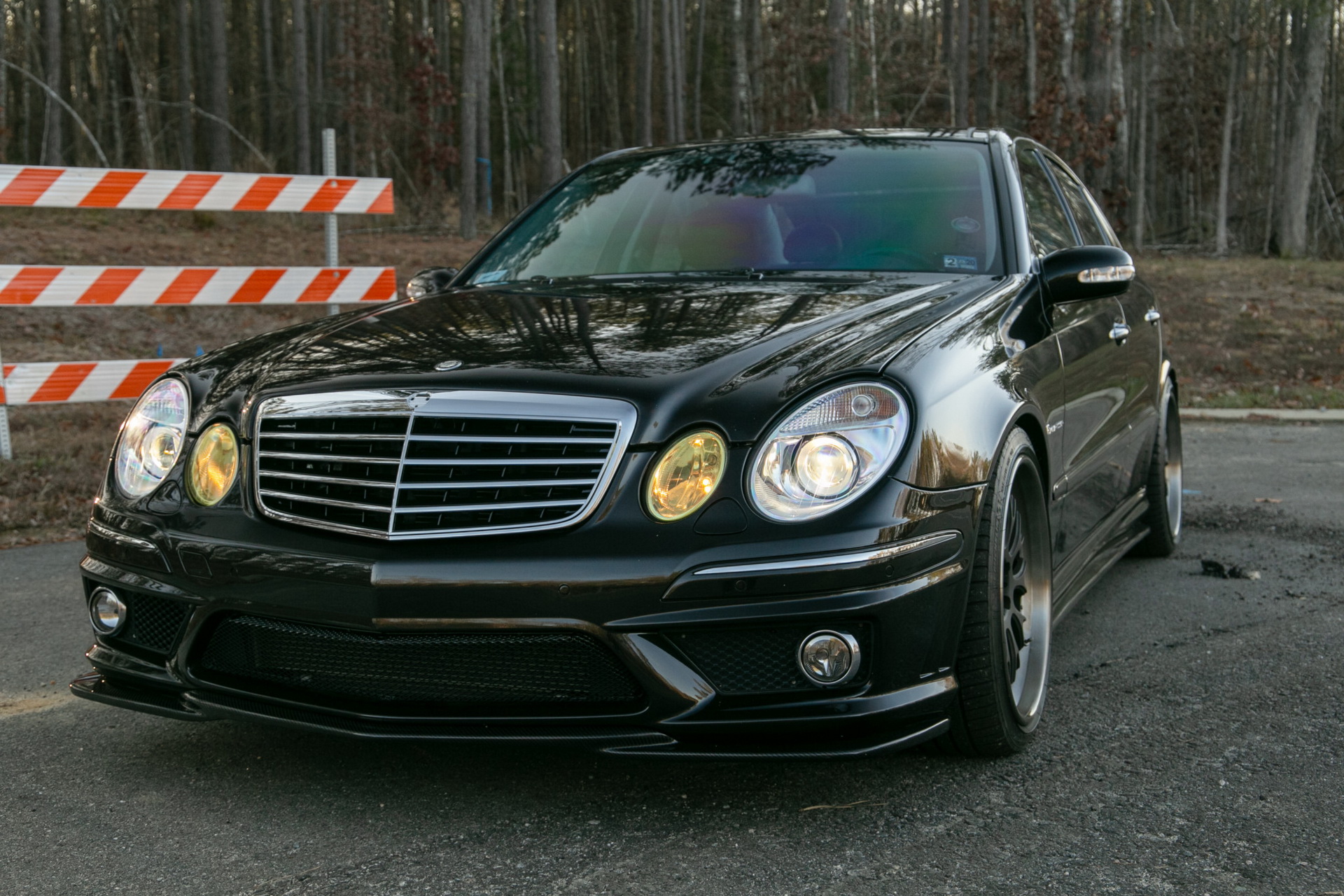 Modded 2006 Mercedes E55 AMG Has Lots Of Performance, But 101k Miles Too