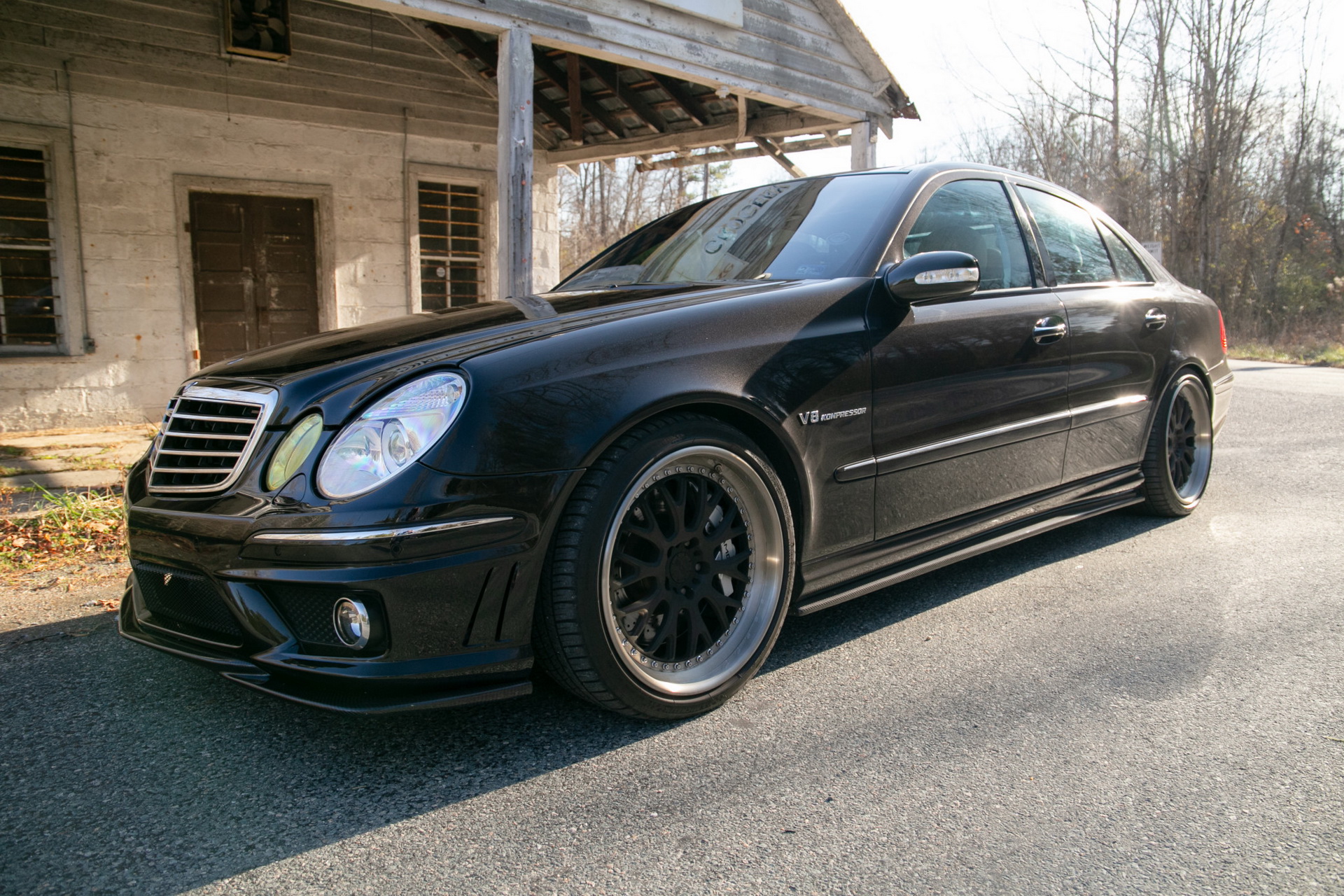 Modded 2006 Mercedes E55 AMG Has Lots Of Performance, But 101k Miles Too