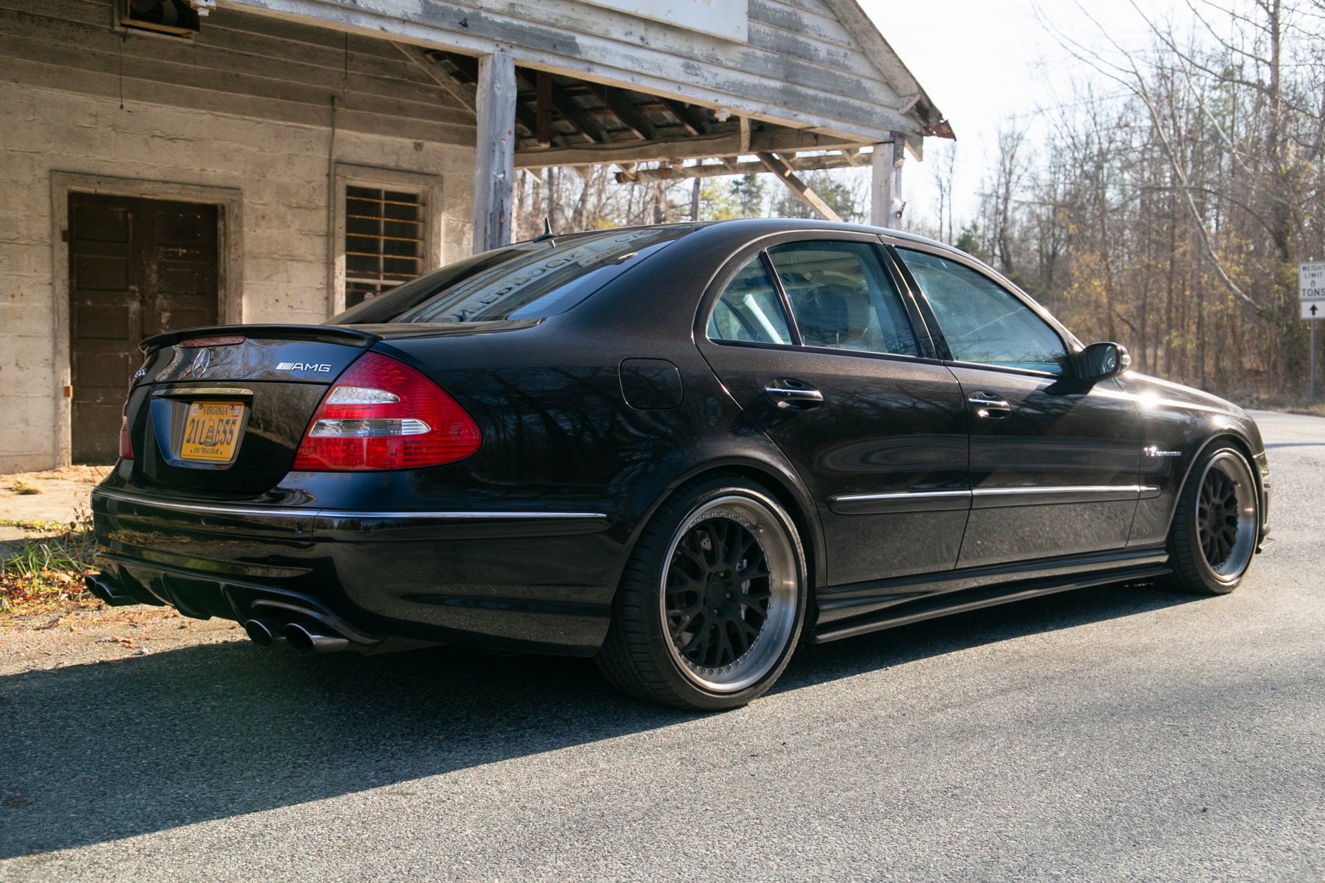 Modded 2006 Mercedes E55 AMG Has Lots Of Performance, But 101k Miles Too