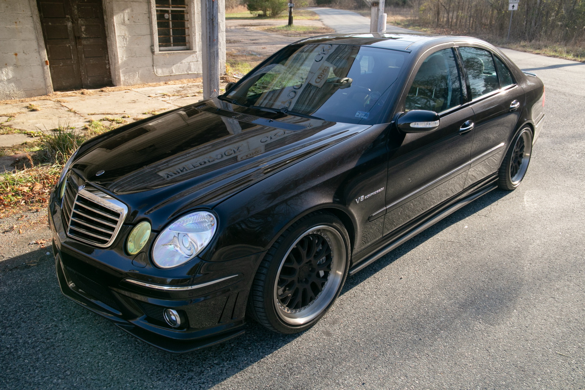Modded 2006 Mercedes E55 AMG Has Lots Of Performance, But 101k Miles Too