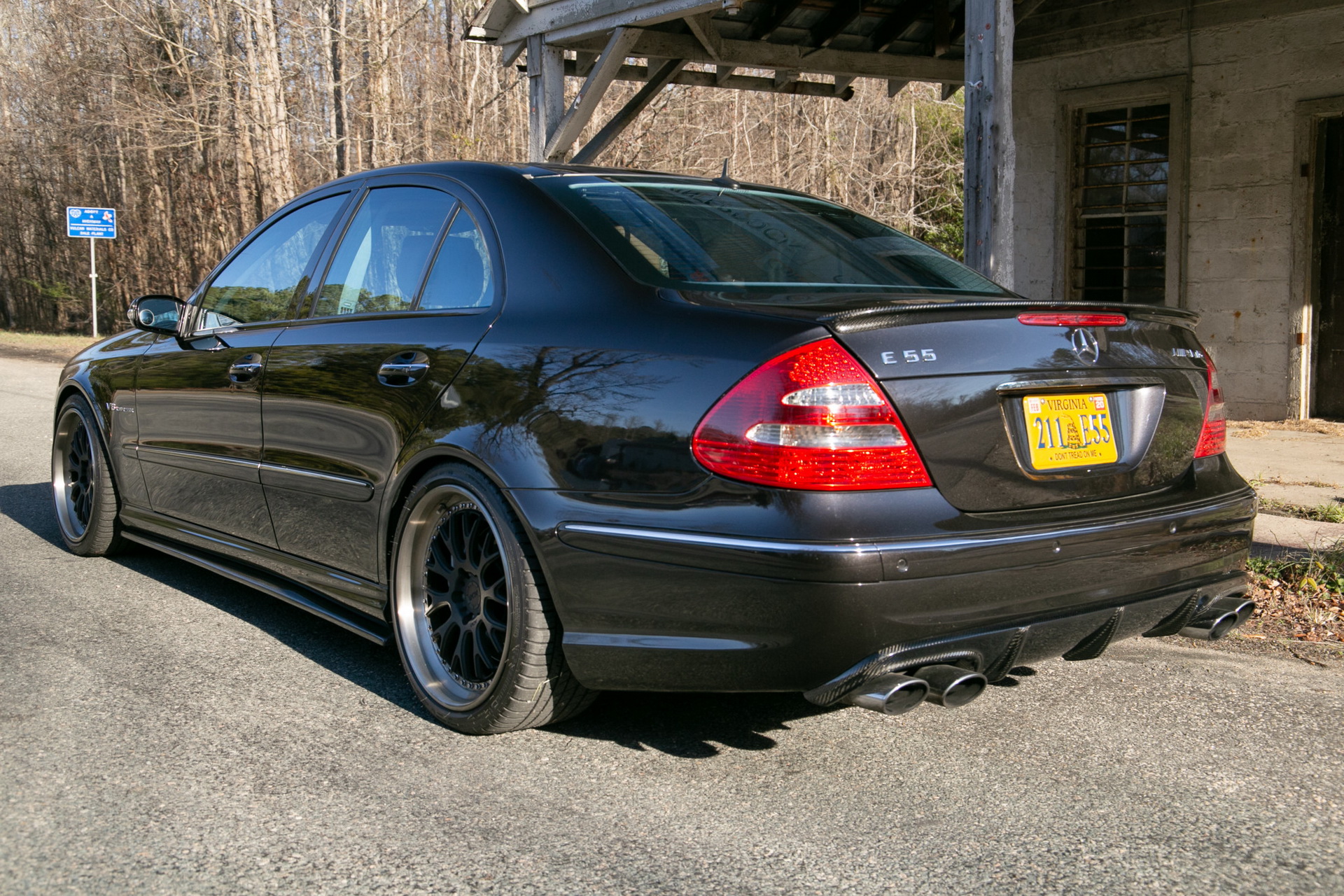 Modded 2006 Mercedes E55 AMG Has Lots Of Performance, But 101k Miles Too