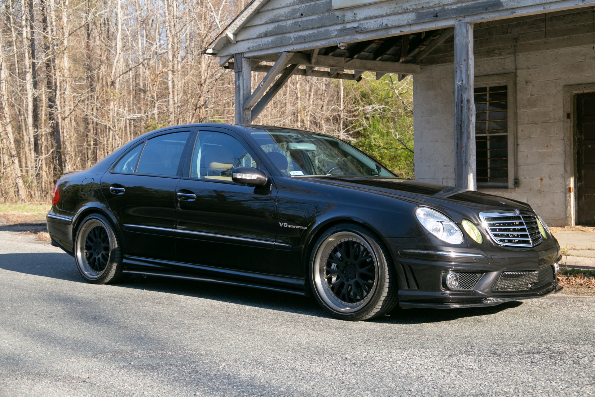 Modded 2006 Mercedes E55 AMG Has Lots Of Performance, But 101k Miles Too
