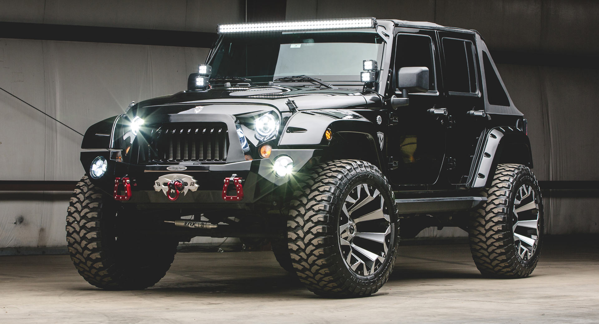 Heavily Modified 2017 Jeep Wrangler Is A Devilish Off Roader Carscoops