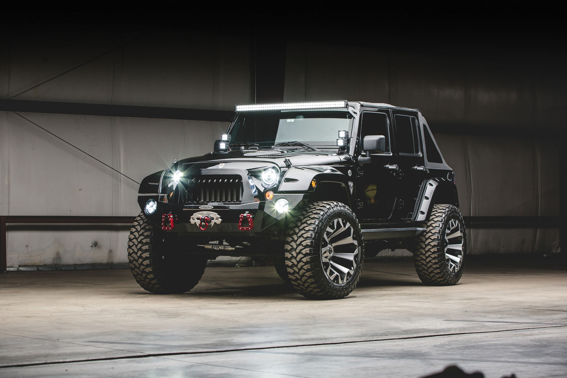 Heavily Modified 2017 Jeep Wrangler Is A Devilish Off-Roader