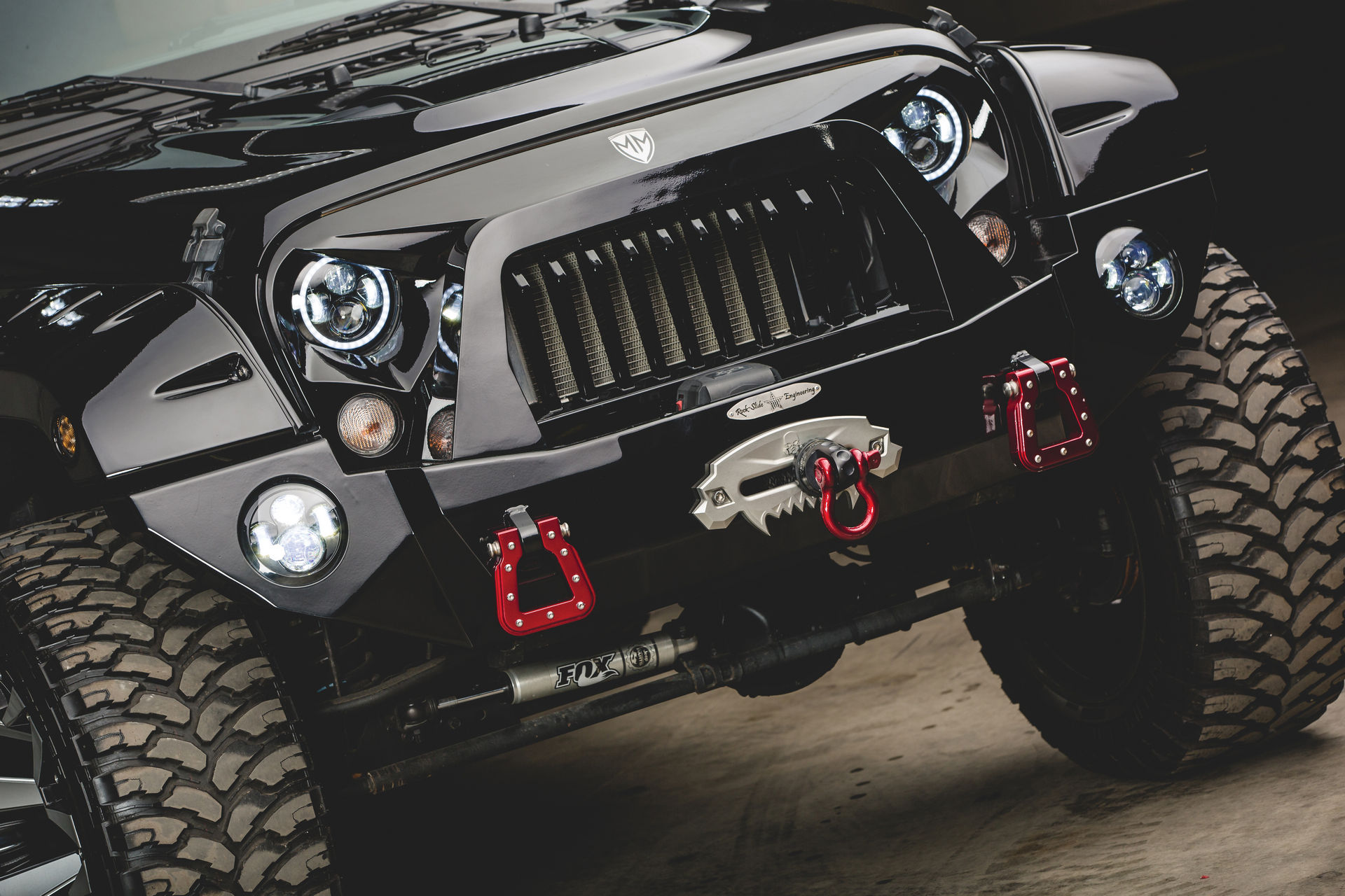 Heavily Modified 2017 Jeep Wrangler Is A Devilish Off-Roader