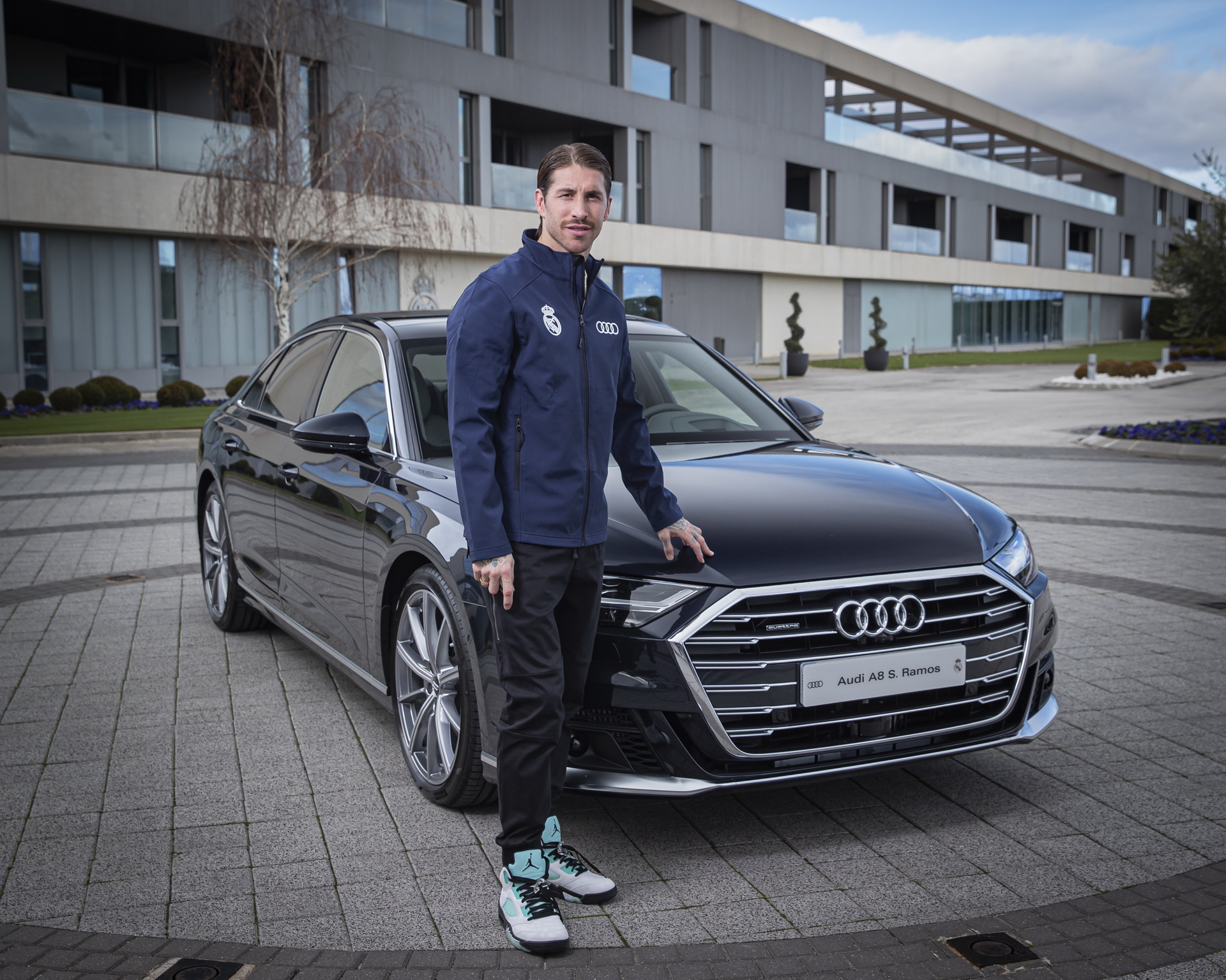 Real Madrid Players Take Delivery Of Their Free Audi Cars