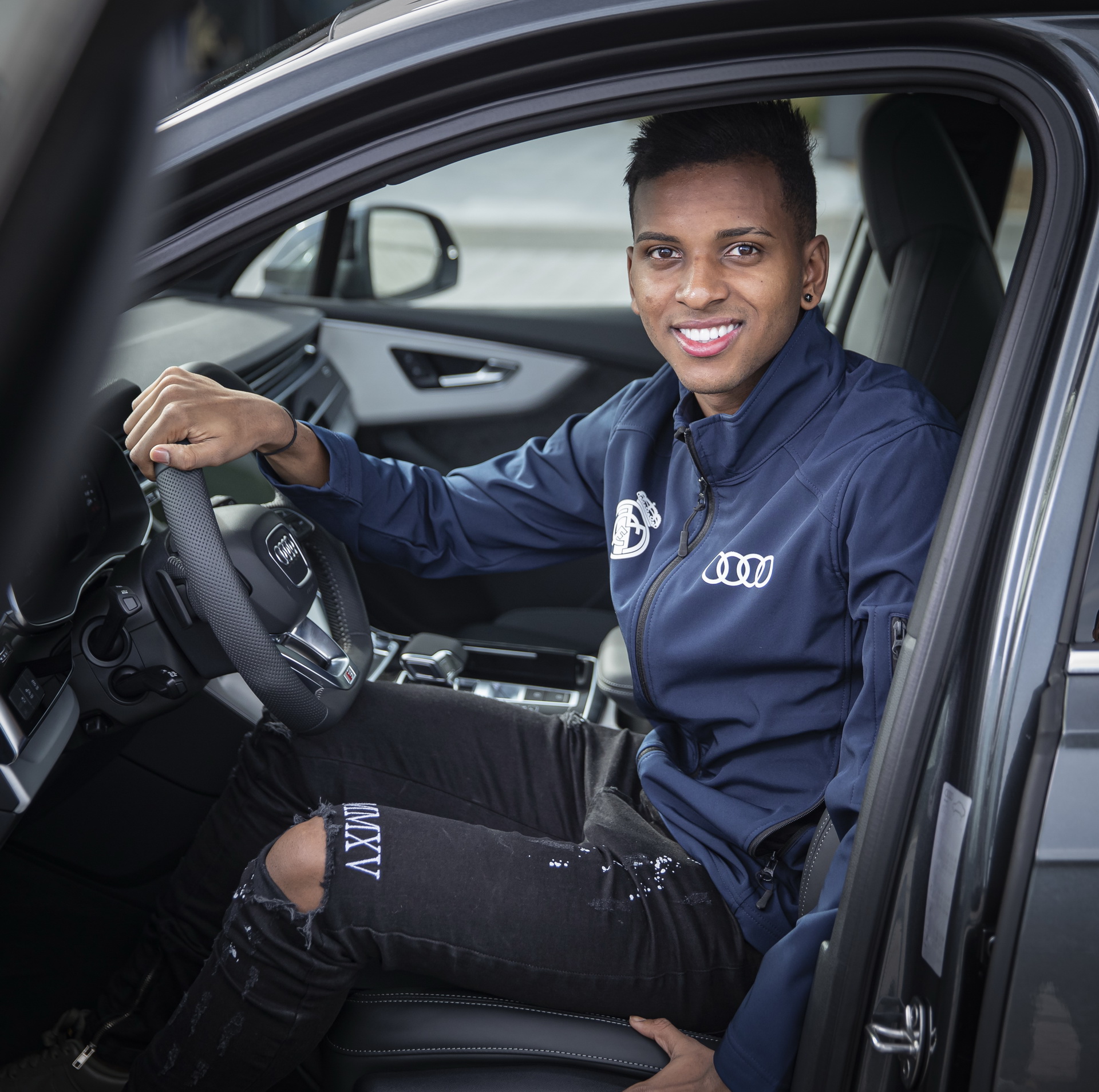Real Madrid Players Take Delivery Of Their Free Audi Cars