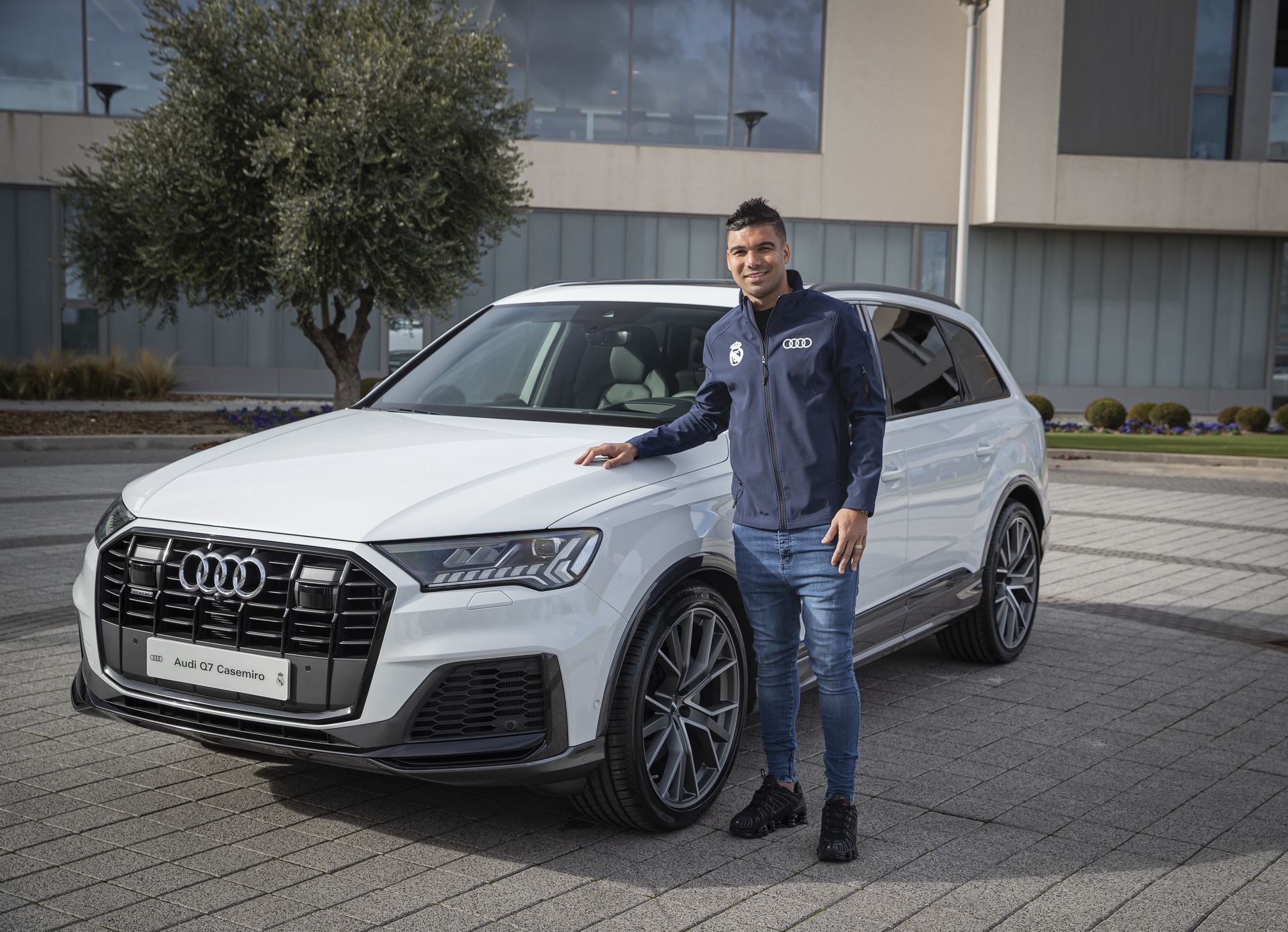 Real Madrid Players Take Delivery Of Their Free Audi Cars