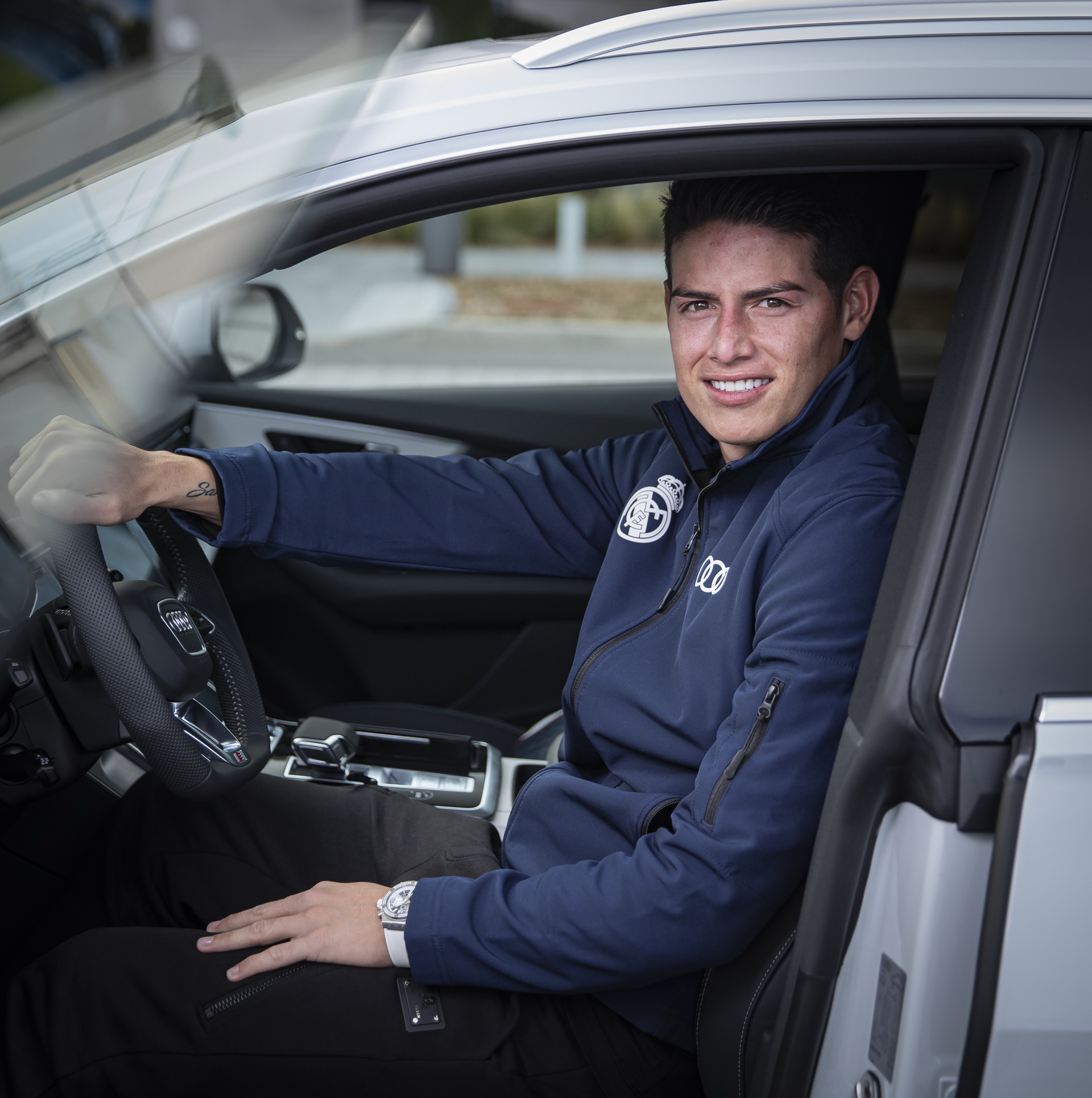 Real Madrid Players Take Delivery Of Their Free Audi Cars