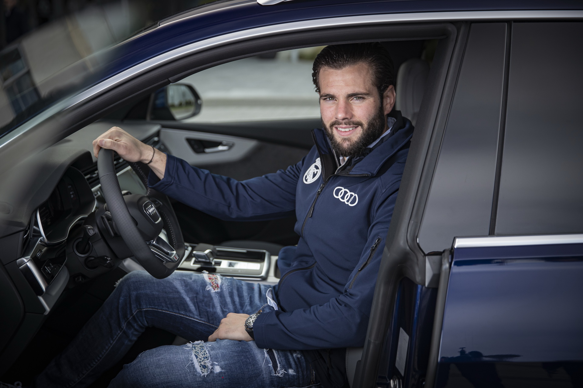 Real Madrid Players Take Delivery Of Their Free Audi Cars