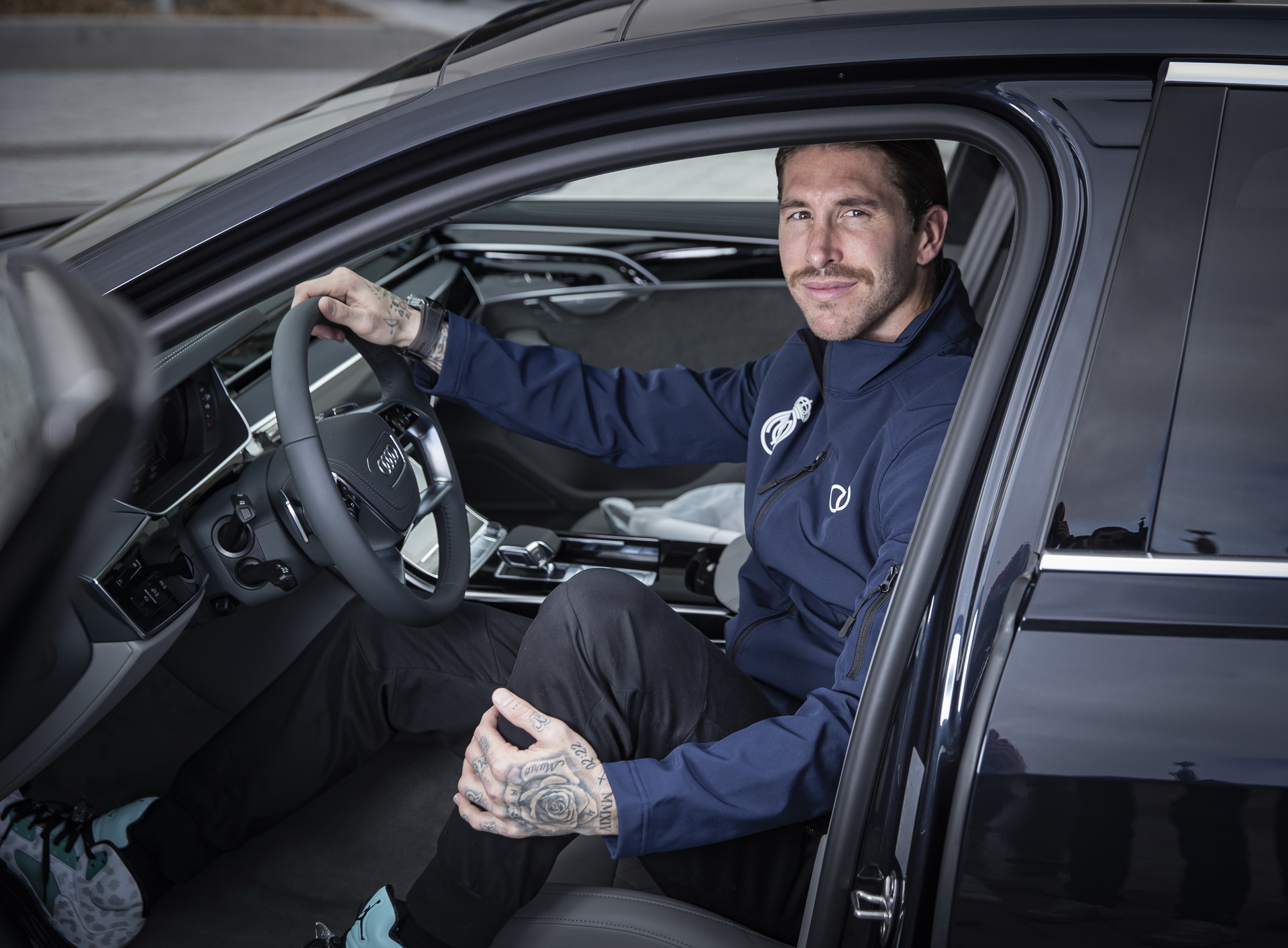 Real Madrid Players Take Delivery Of Their Free Audi Cars