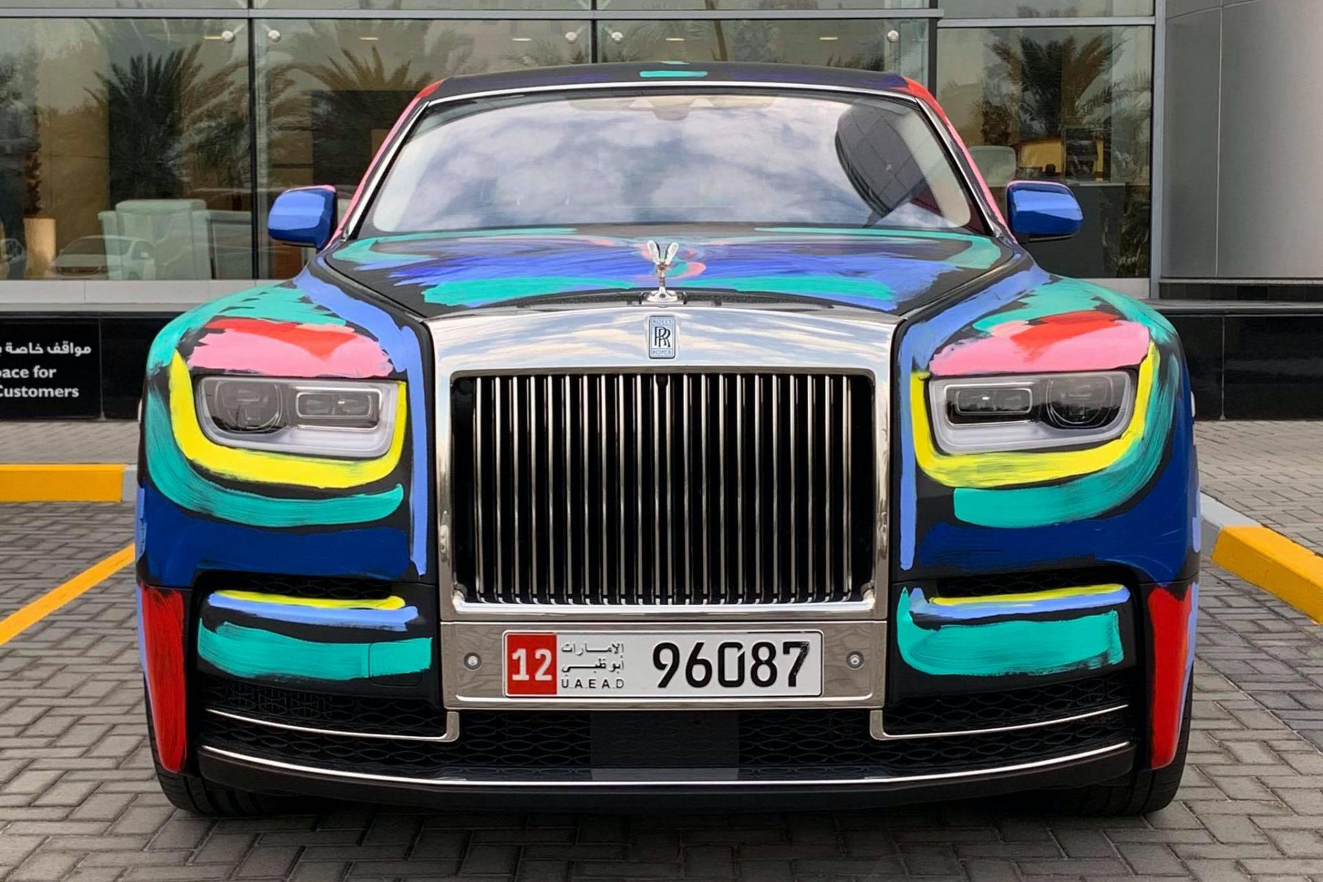 Rolls-Royce Phantom Art Car Must Look Dope Under Disco Lights