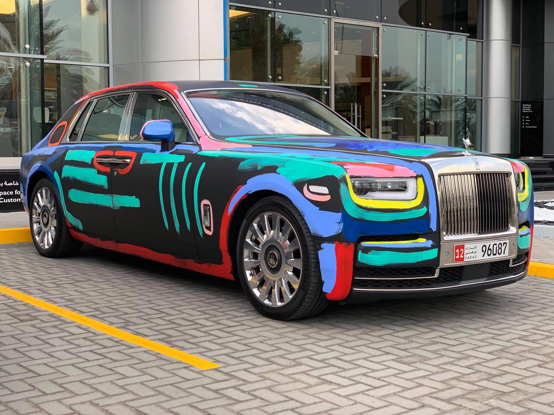 Rolls-Royce Phantom Art Car Must Look Dope Under Disco Lights