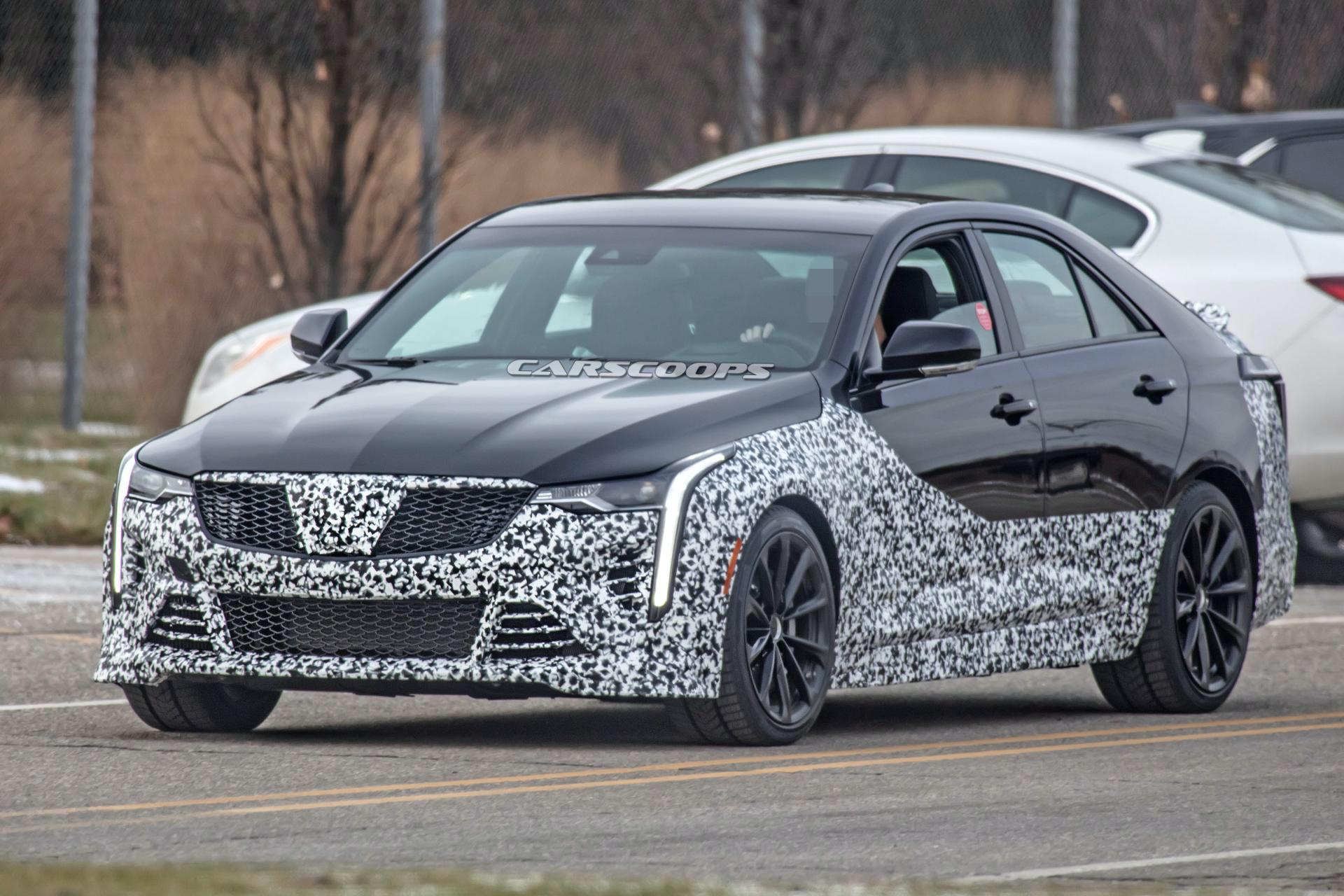 Spied: Cadillac CT4-V Blackwing And CT5-V Blackwing Reveal Subtle Styling Upgrades