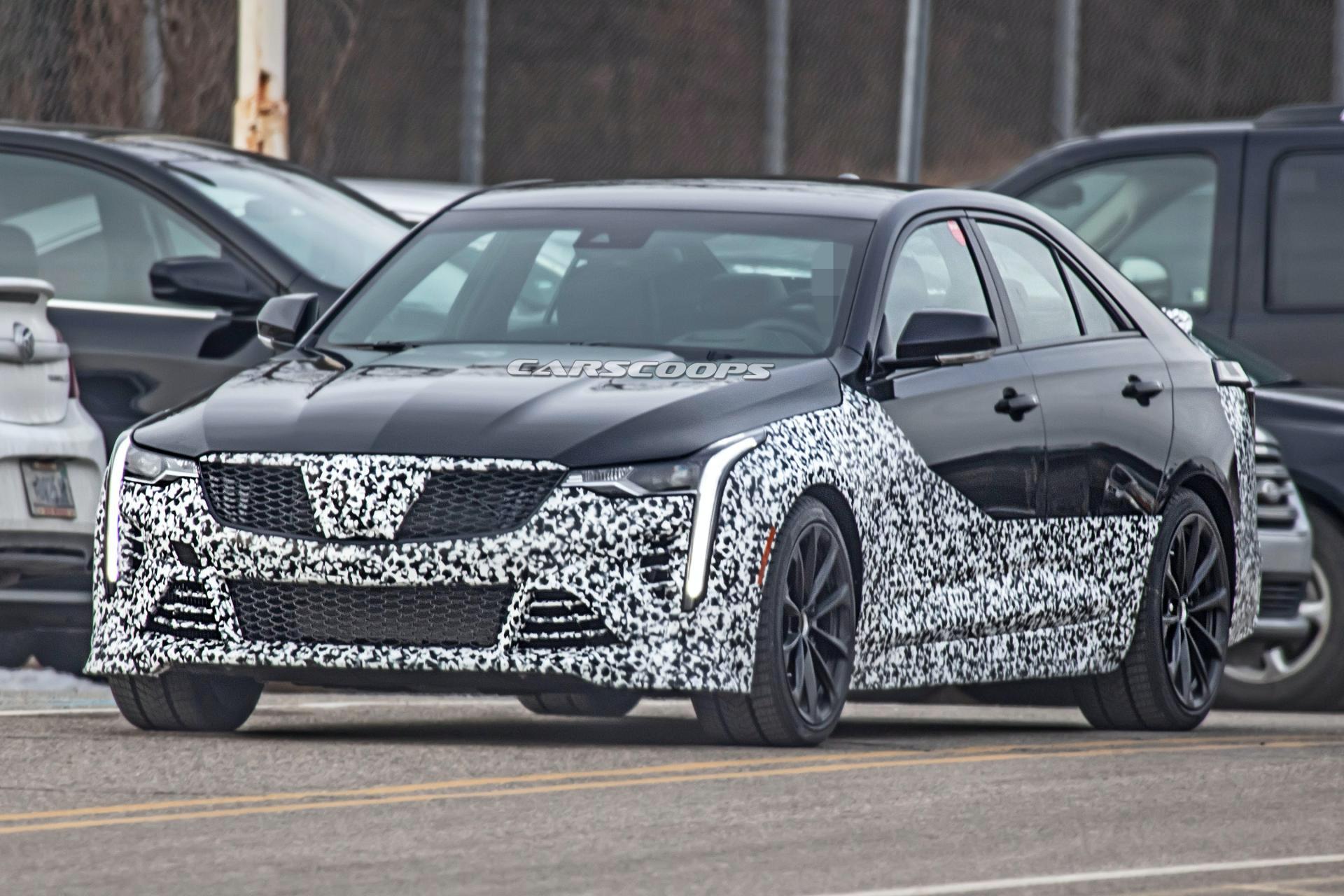 Spied: Cadillac CT4-V Blackwing And CT5-V Blackwing Reveal Subtle Styling Upgrades