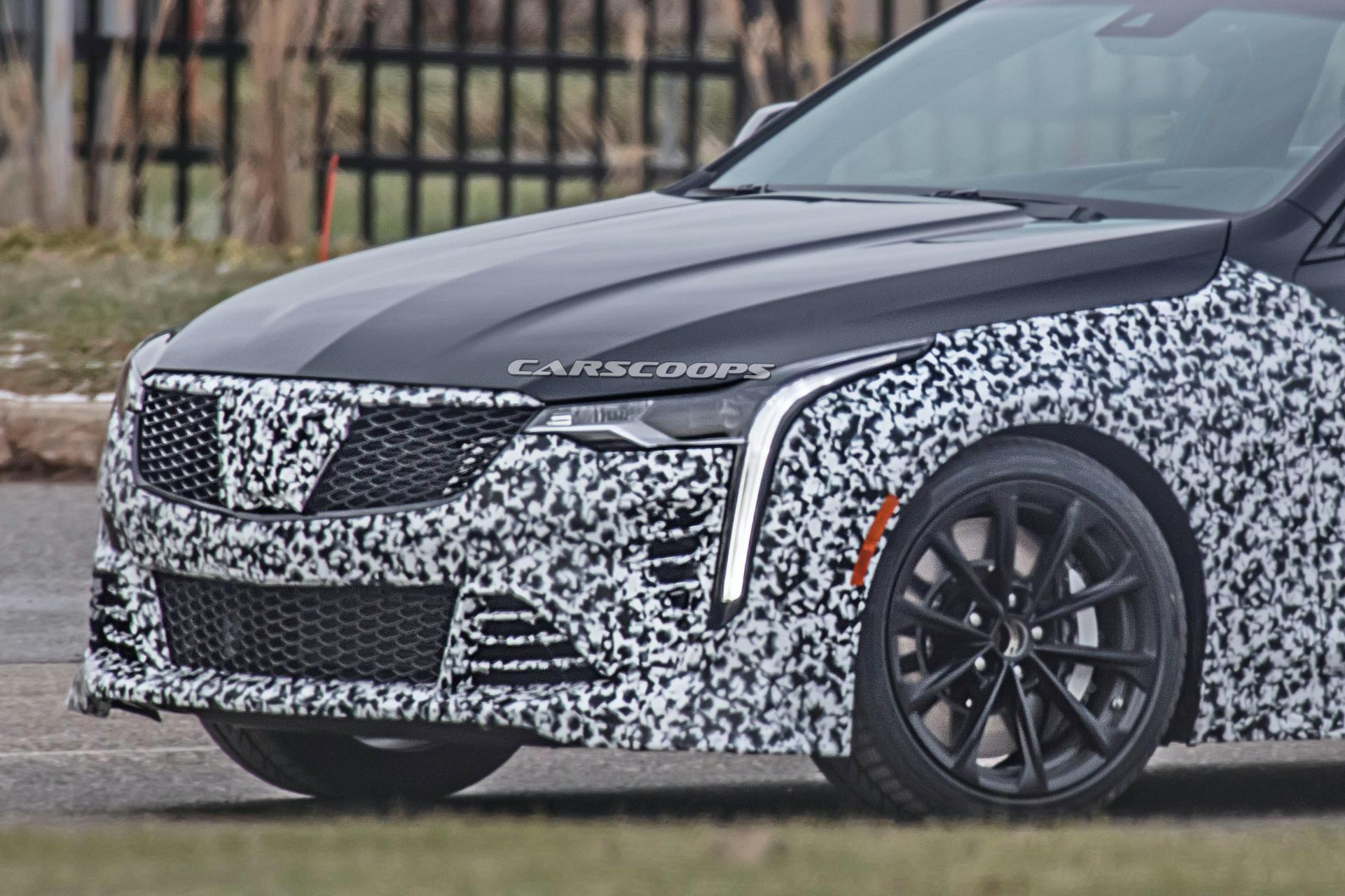 Spied: Cadillac CT4-V Blackwing And CT5-V Blackwing Reveal Subtle Styling Upgrades
