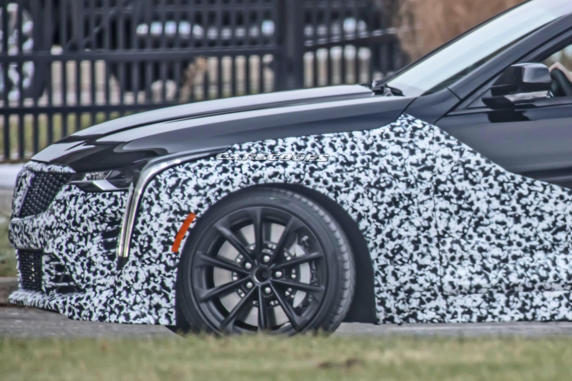 Spied: Cadillac CT4-V Blackwing And CT5-V Blackwing Reveal Subtle Styling Upgrades