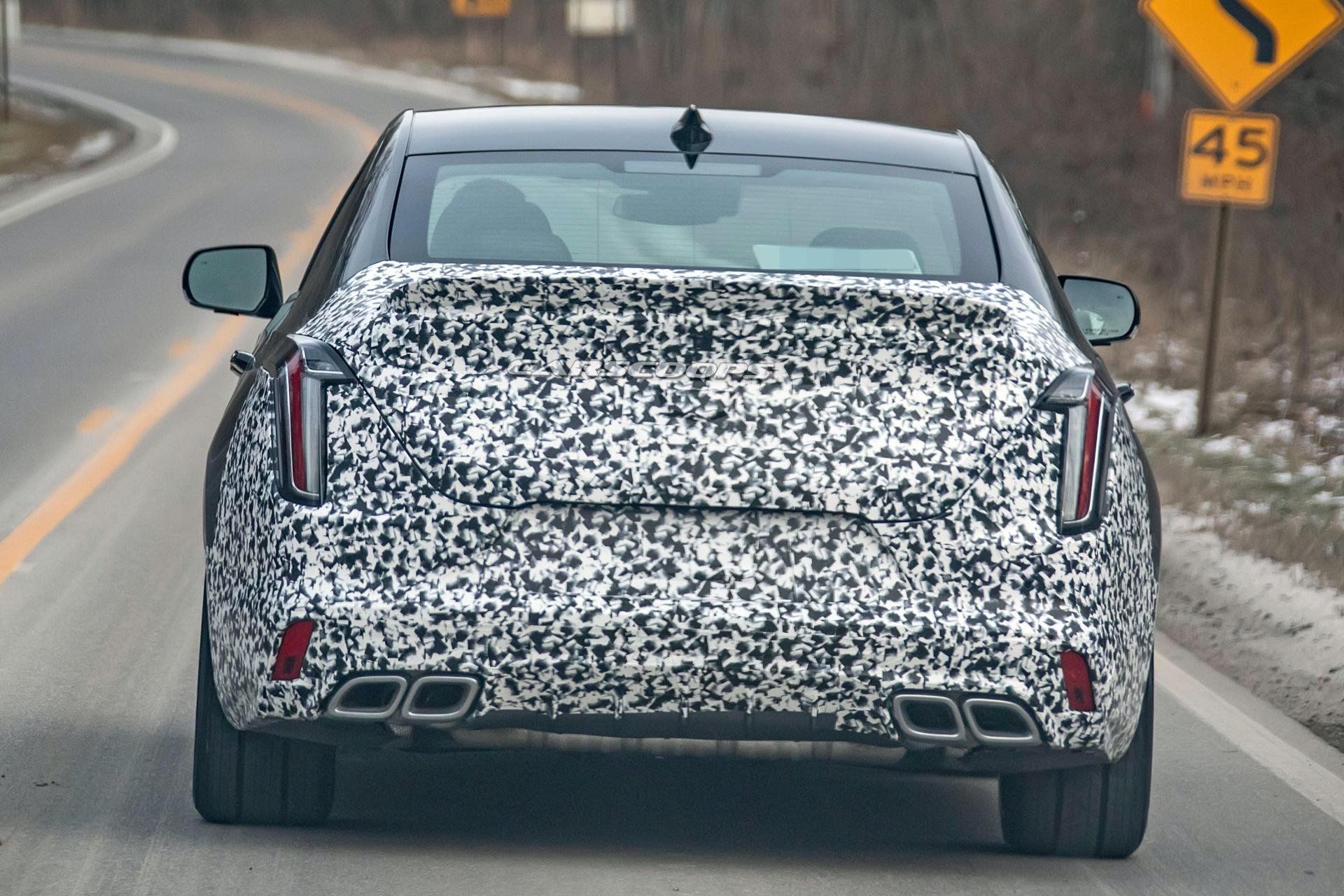 Spied: Cadillac CT4-V Blackwing And CT5-V Blackwing Reveal Subtle Styling Upgrades