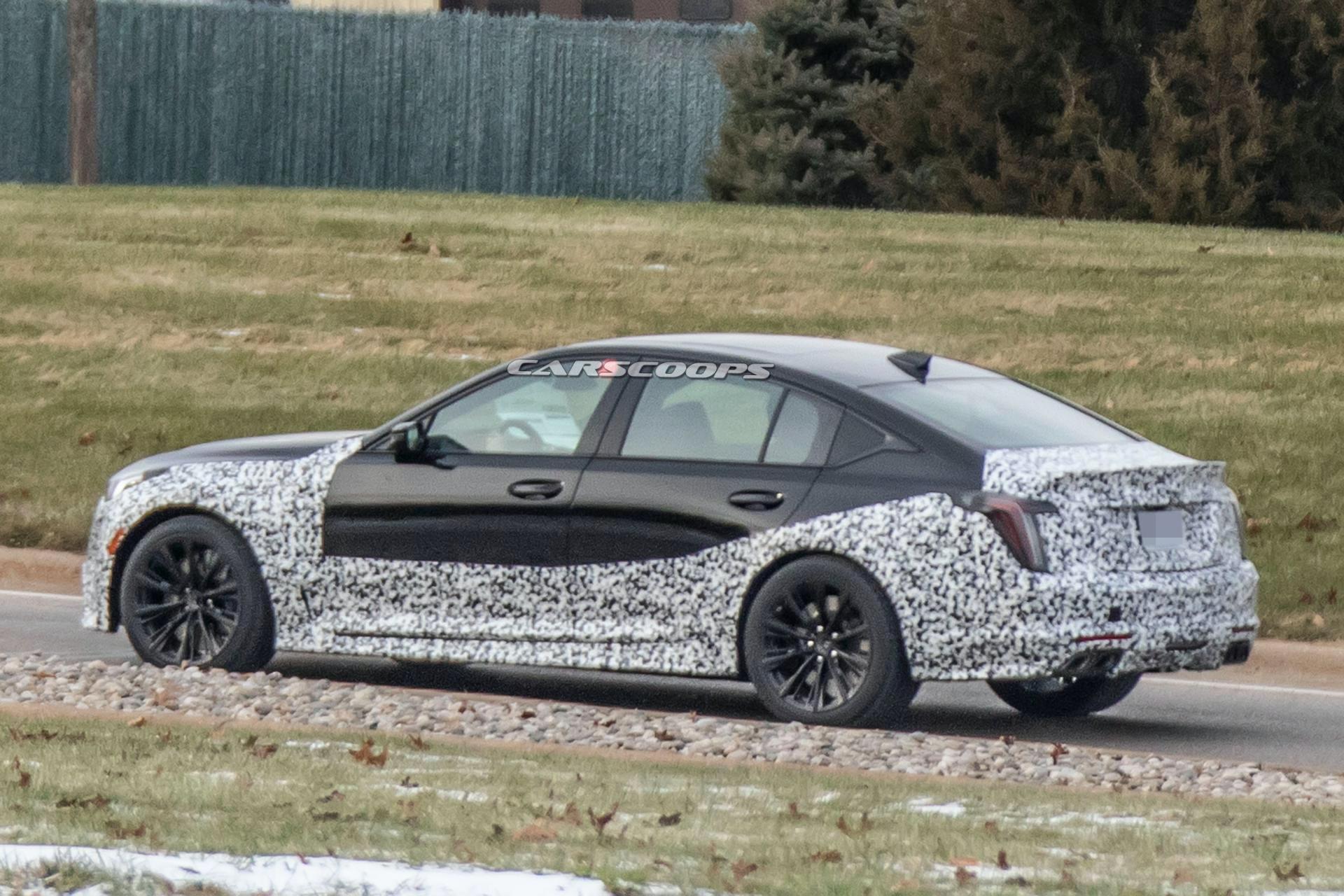 Spied: Cadillac CT4-V Blackwing And CT5-V Blackwing Reveal Subtle Styling Upgrades