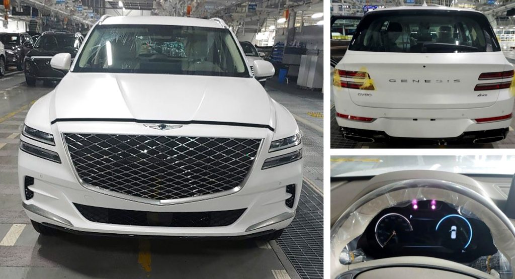  2020 Genesis GV80 Luxury SUV Fully Uncovered In Latest Leak, May Debut In December