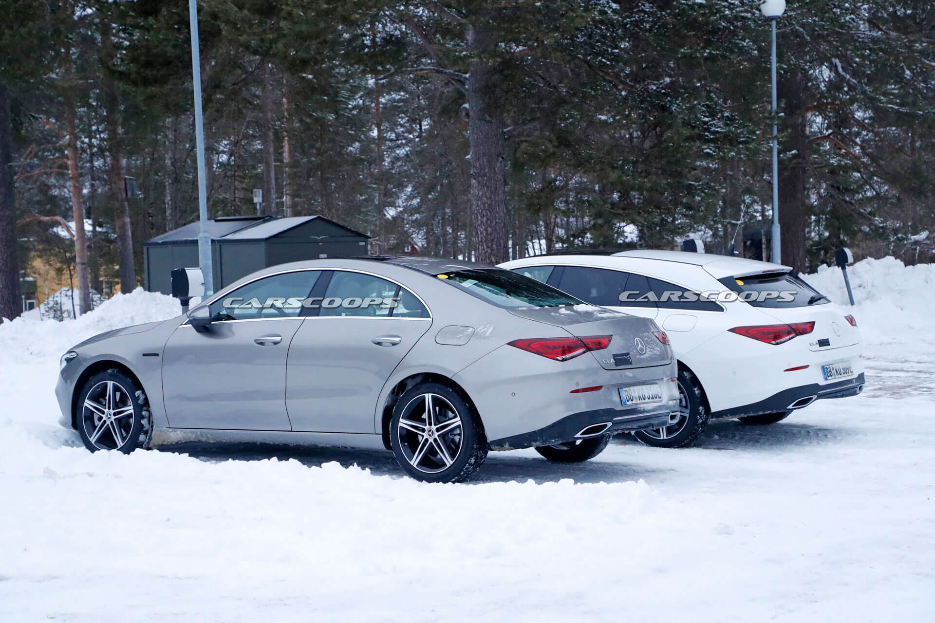 Mercedes-Benz CLA 250e PHEV Prototypes Do A Poor Job At Hiding Their Identity