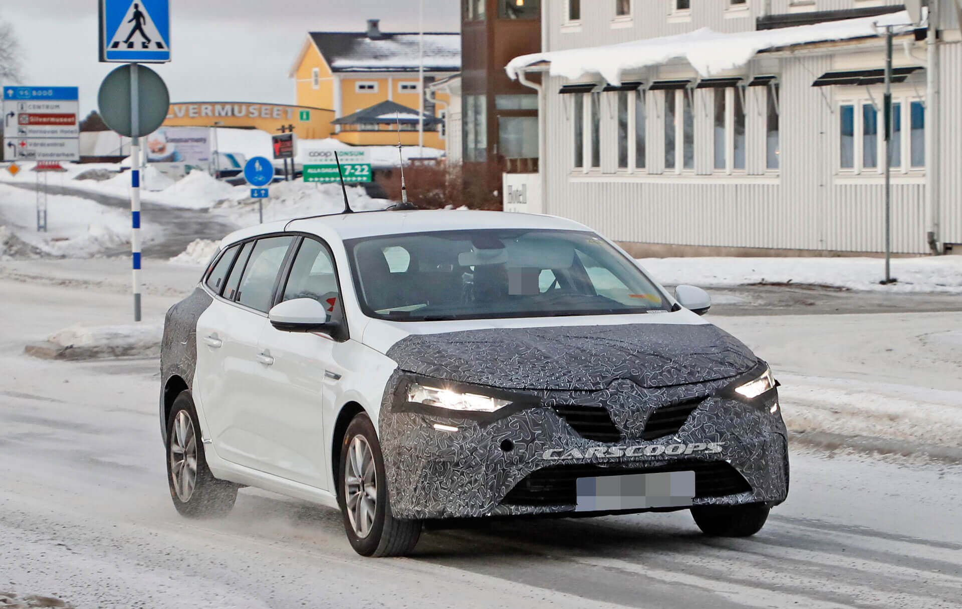 2020 Renault Megane Facelift Spied Hiding New Face As It Heads To Geneva
