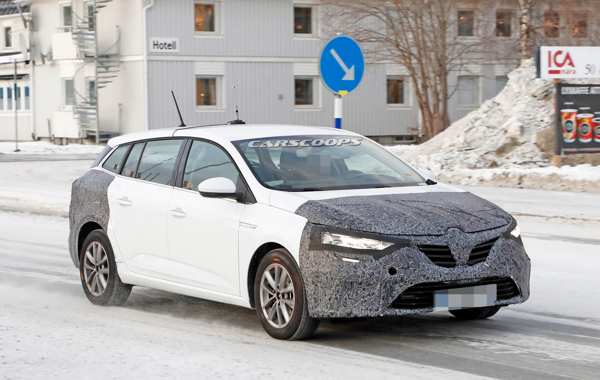 2020 Renault Megane Facelift Spied Hiding New Face As It Heads To Geneva