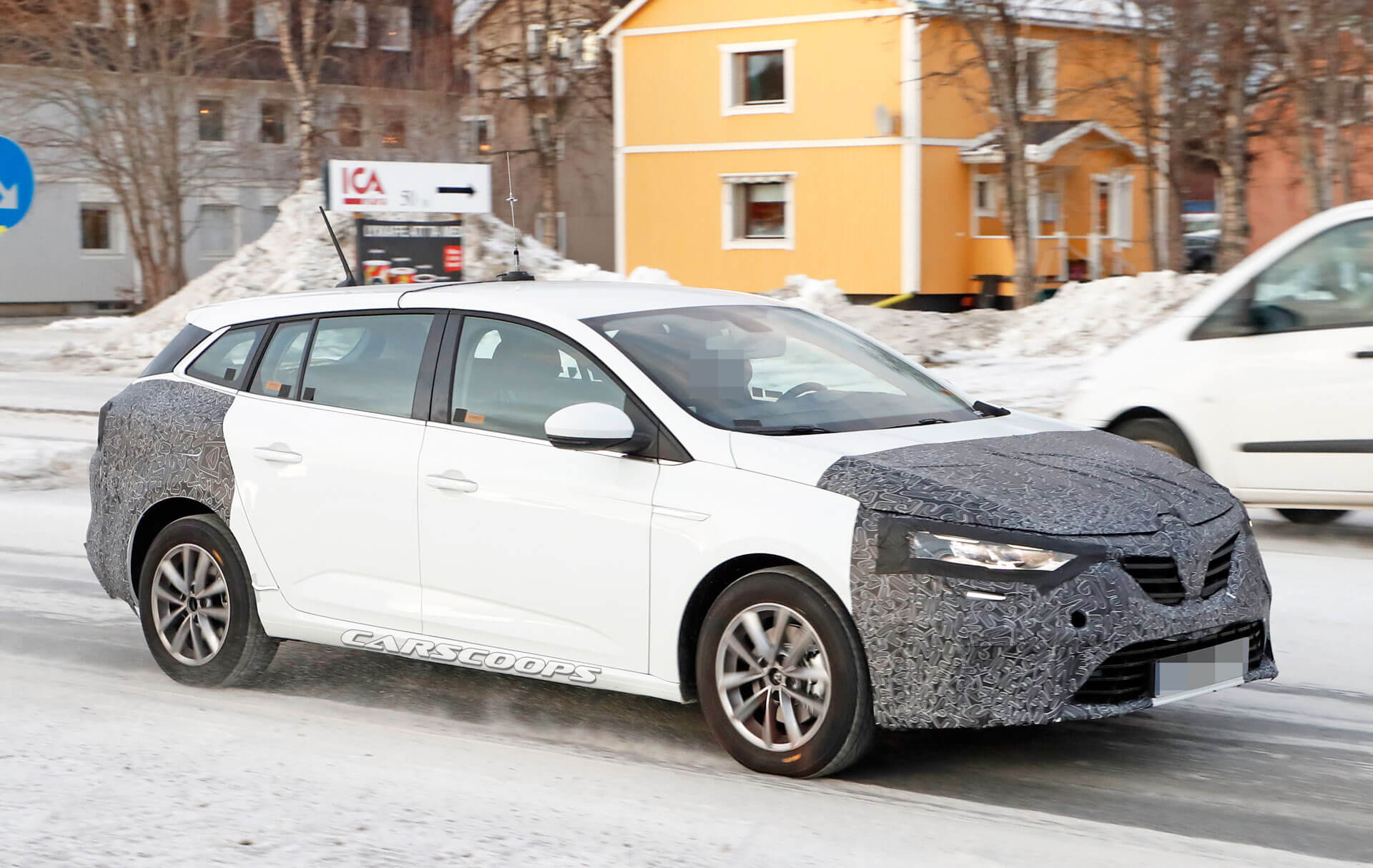 2020 Renault Megane Facelift Spied Hiding New Face As It Heads To Geneva