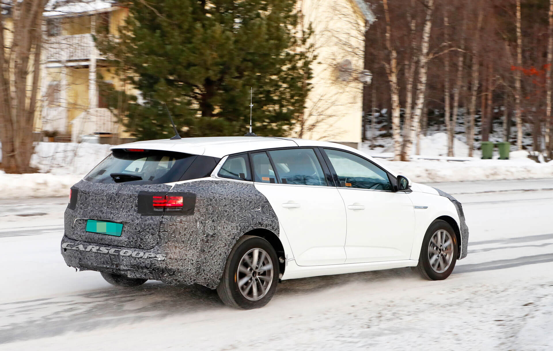 2020 Renault Megane Facelift Spied Hiding New Face As It Heads To Geneva