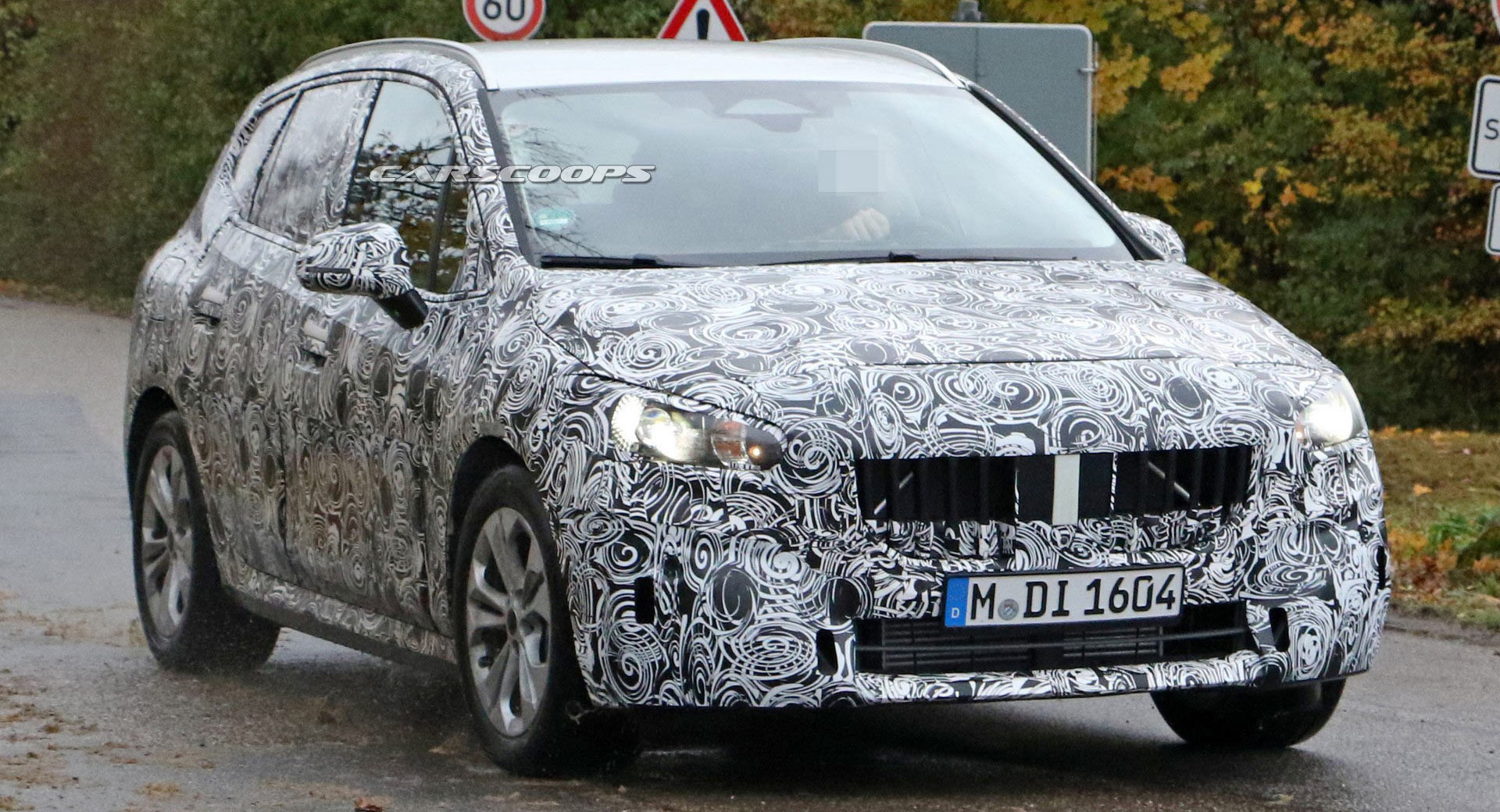 2021 bmw 2series active tourer spied inside and out